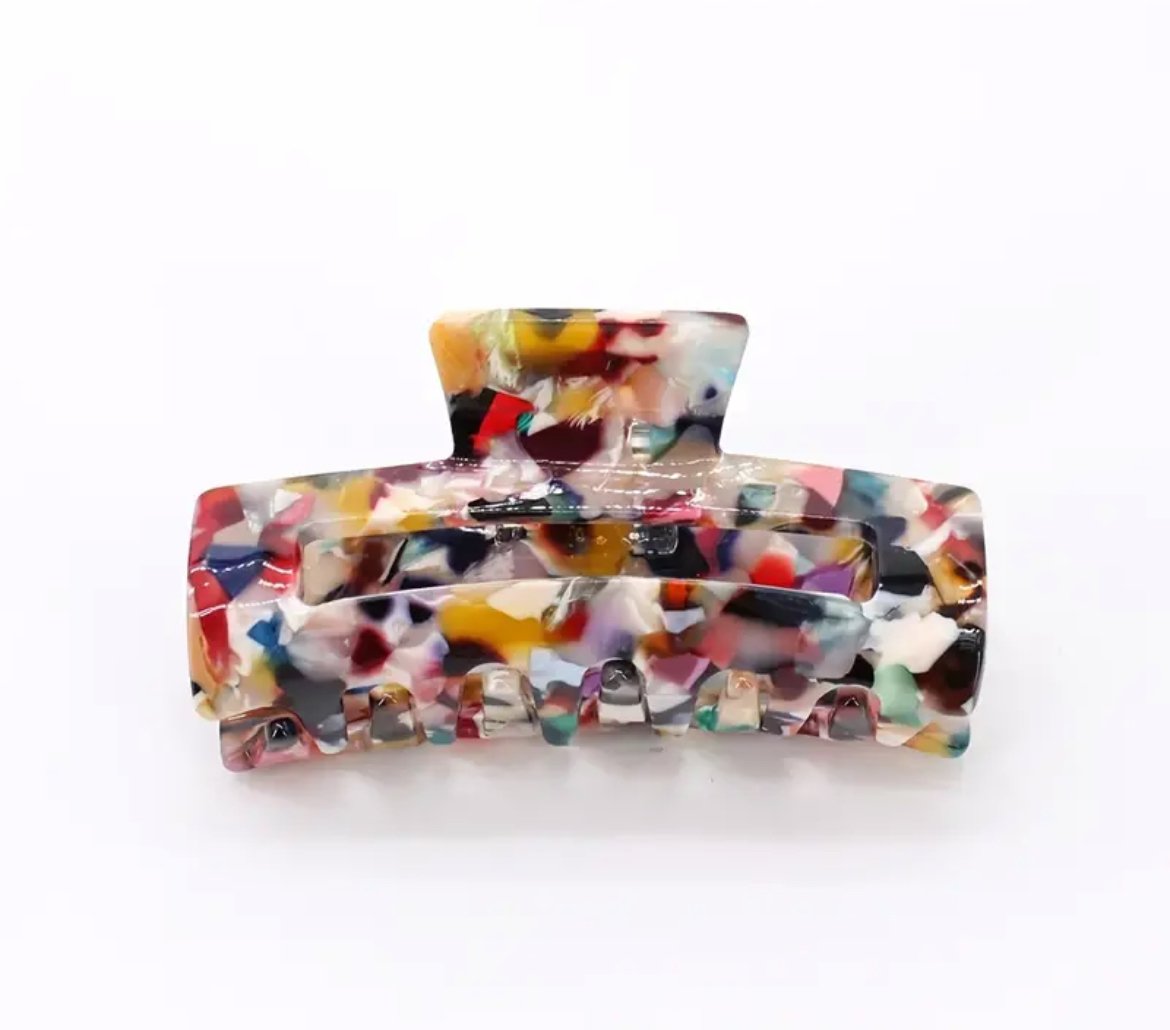 Multicolor Claw Clip
