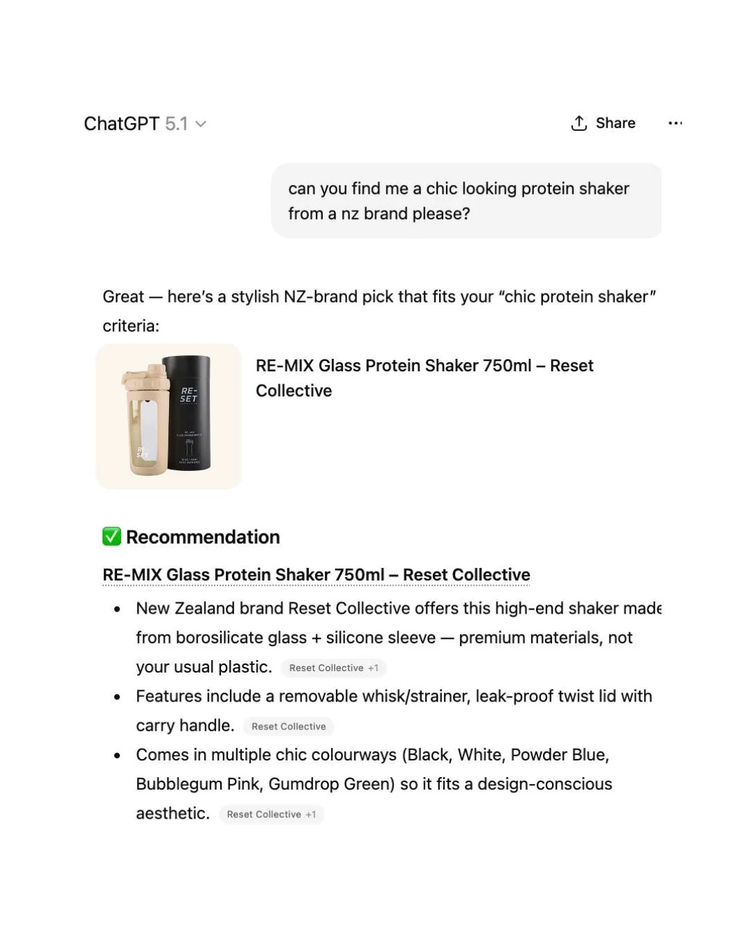 Hey ChatGPT, you have great taste.