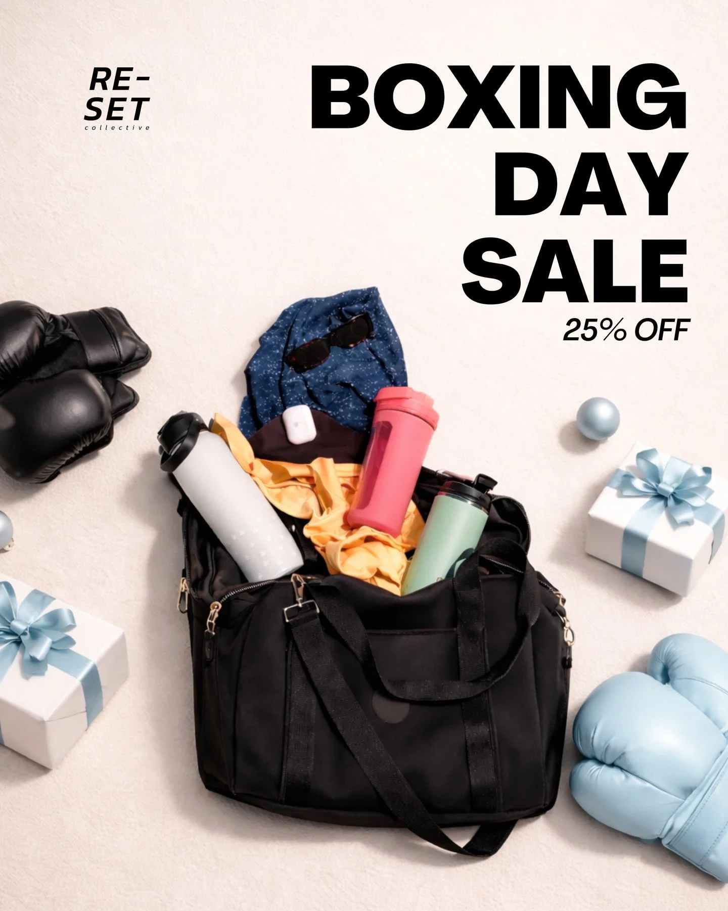 New year goals deserve better kit.

Enjoy 25% off premium gym essentials this Boxing Day.
Use code BOXING25.

26 Dec &ndash; 2 Jan