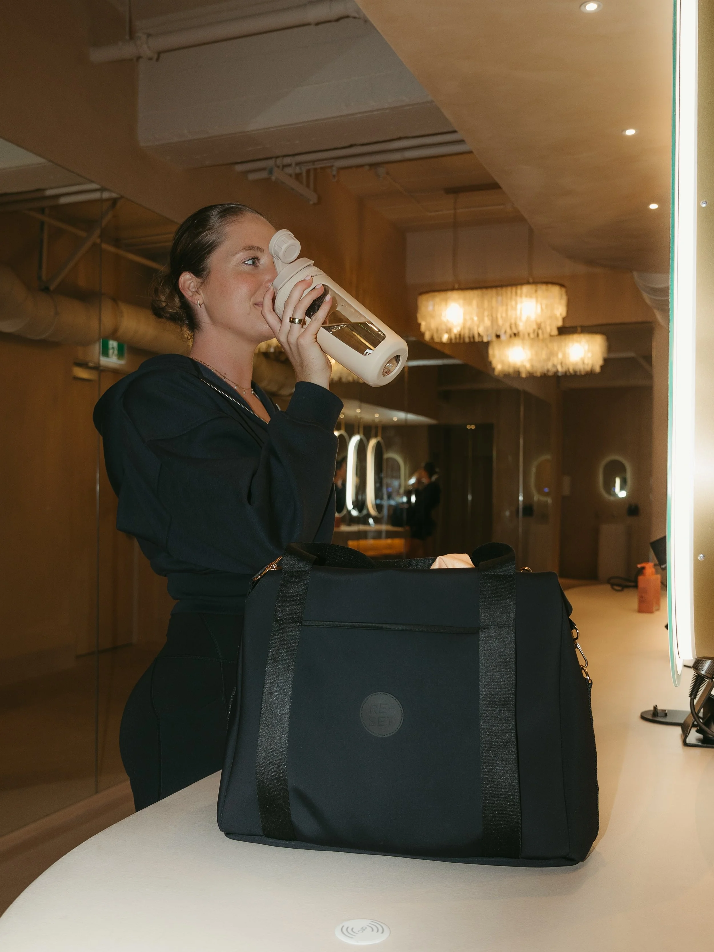 A stylish bag to put your stylish fitness accessories. Coming soon&hellip;