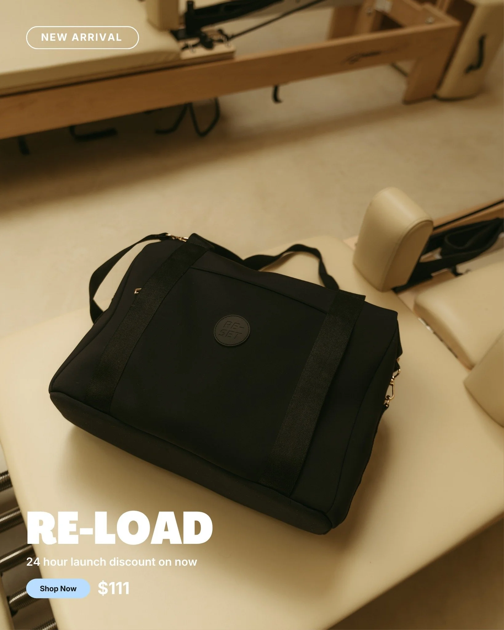 IT'S HERE 🚀 RE-LOAD is officially live. Built for the days you're doing everything. From gym to office, coffee run to weekend away, the RE-LOAD moves with you without compromising your style.

Built to hold your whole kit and still look good doing i