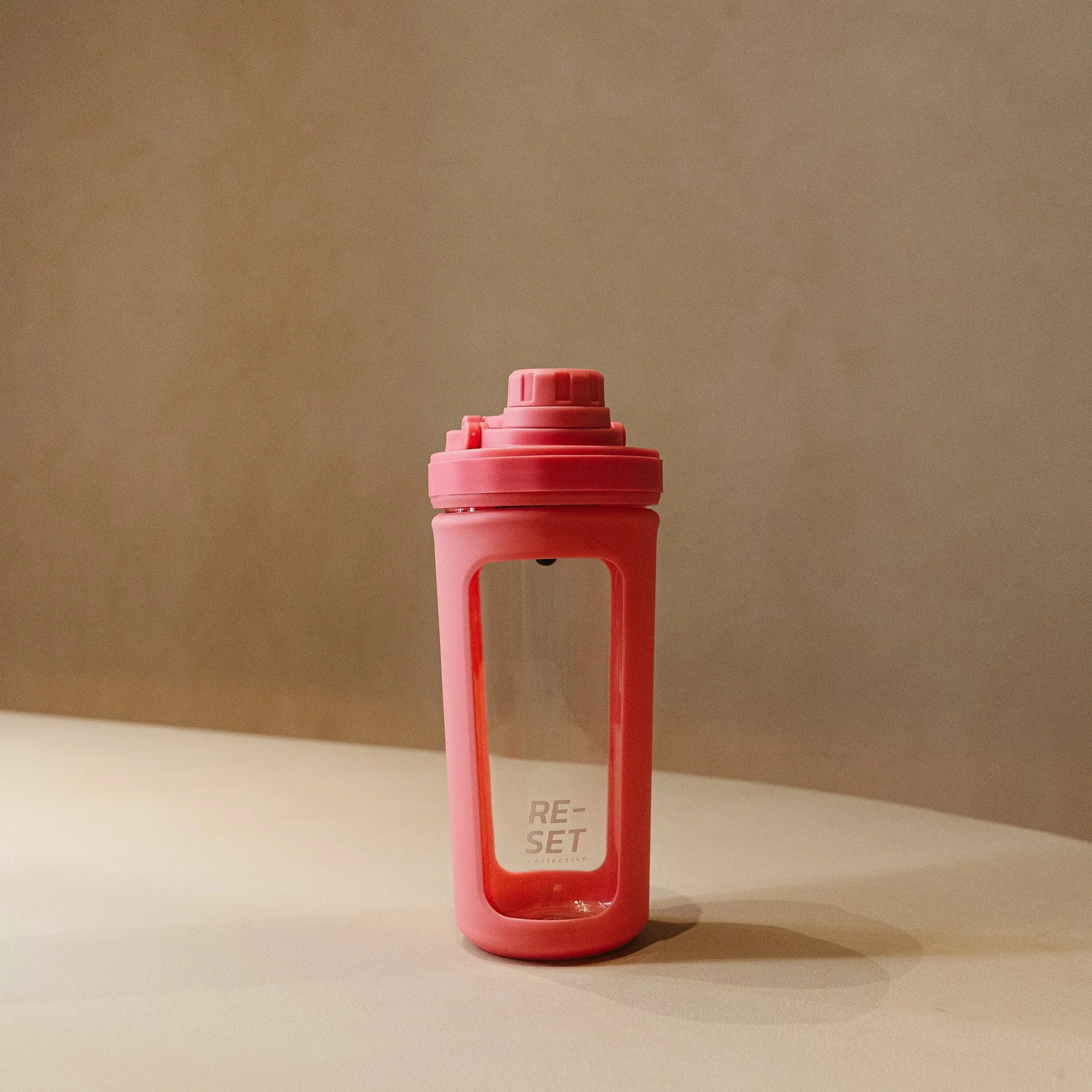 PREORDER | RE-MIX GLASS PROTEIN SHAKER 750ml - BUBBLEGUM PINK