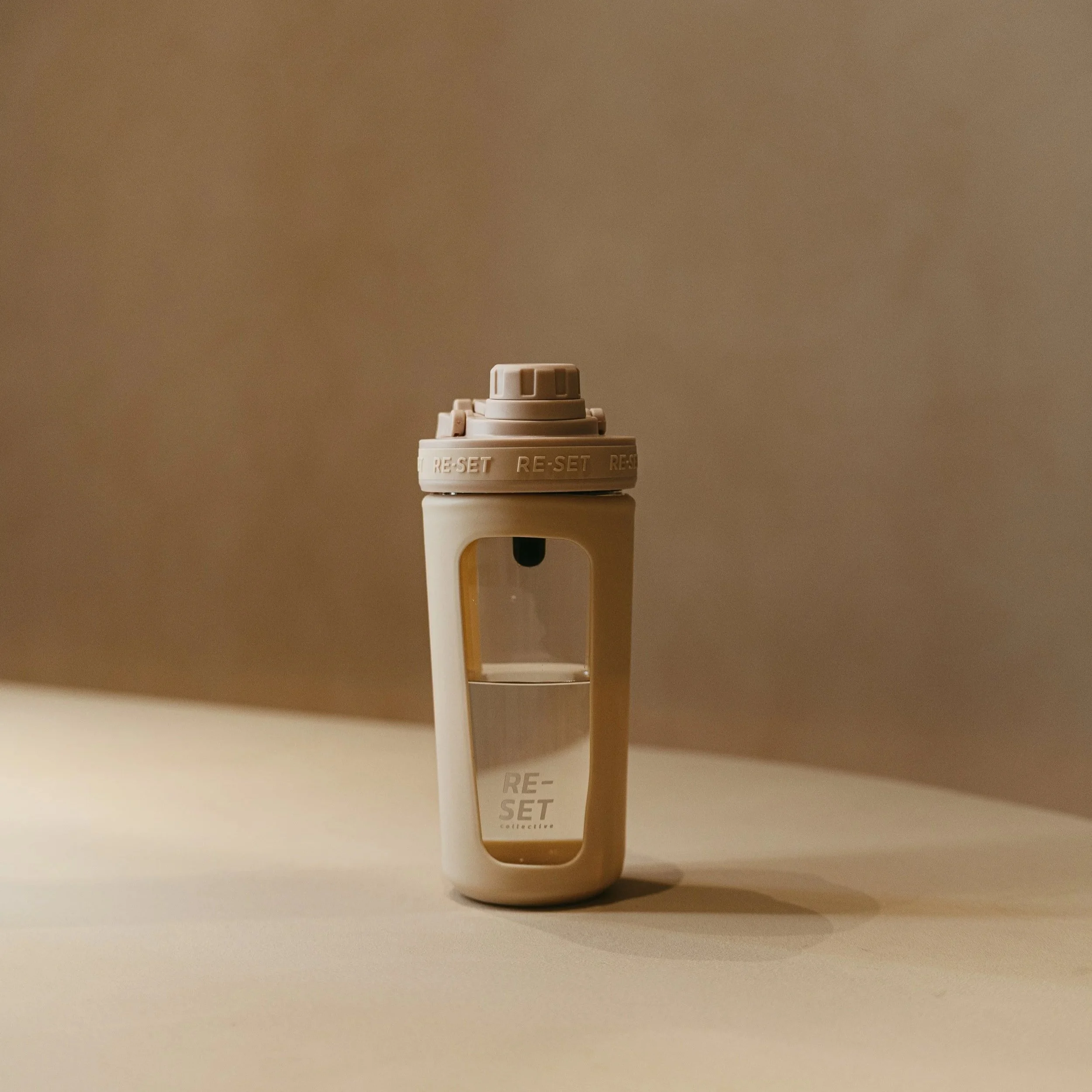 PREORDER | RE-MIX GLASS PROTEIN SHAKER 750ml - BUTTER CREAM