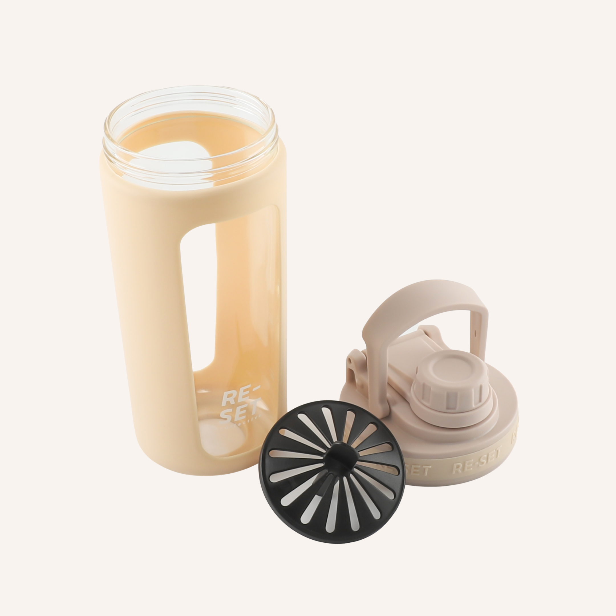 REMIX GLASS PROTEIN SHAKER - BEIGE SET.png