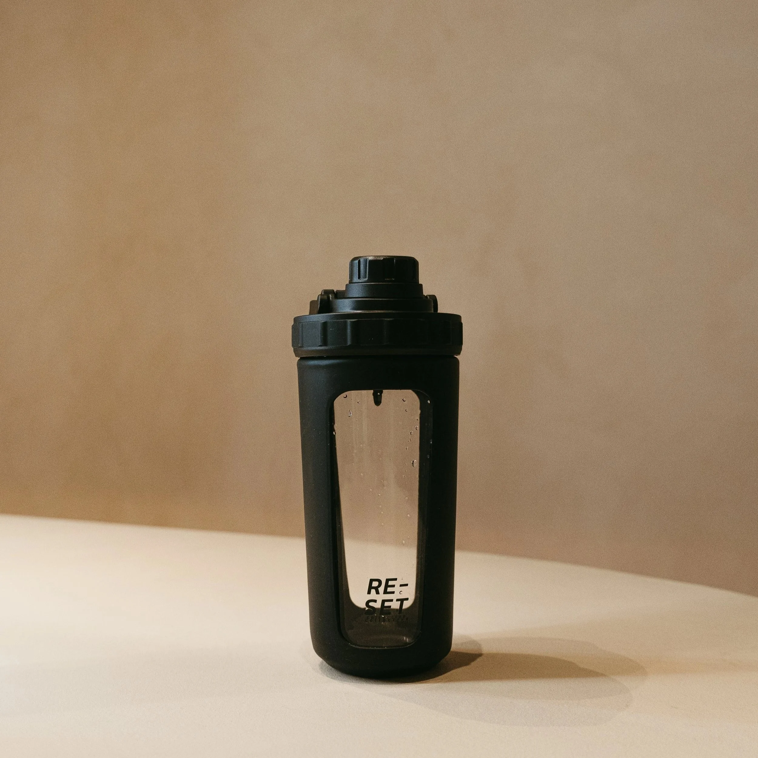 PREORDER | RE-MIX GLASS PROTEIN SHAKER 750ml - BLACK