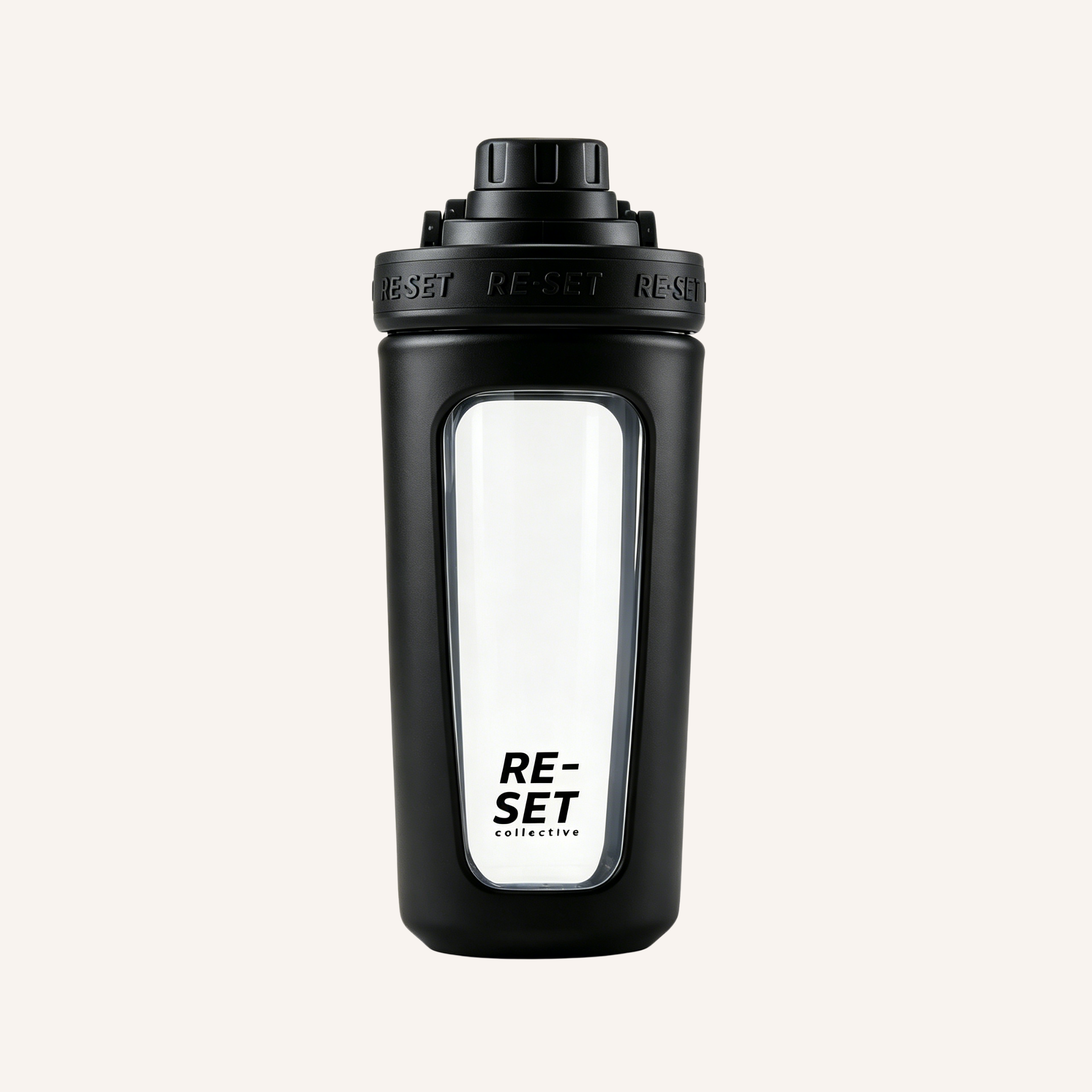 REMIX GLASS PROTEIN SHAKER - BLACK.png