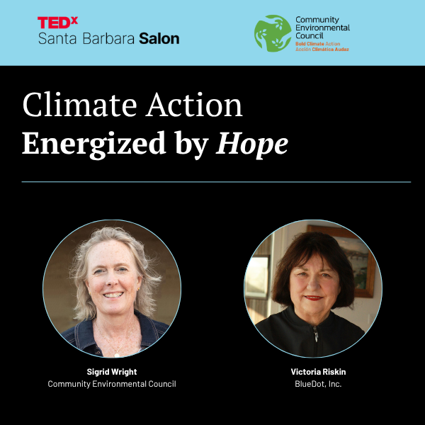TEDxSantaBarbara Salon with Vicki Riskin and Sigrid Wright