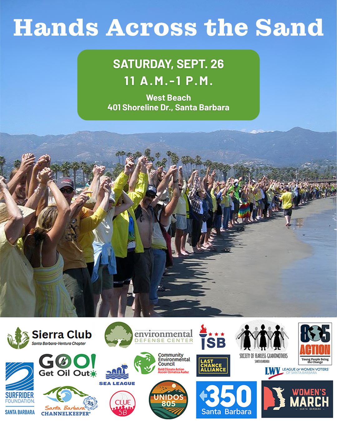 Hands Across the Sand Santa Barbara: Protect Our Ocean, Protect Our Future