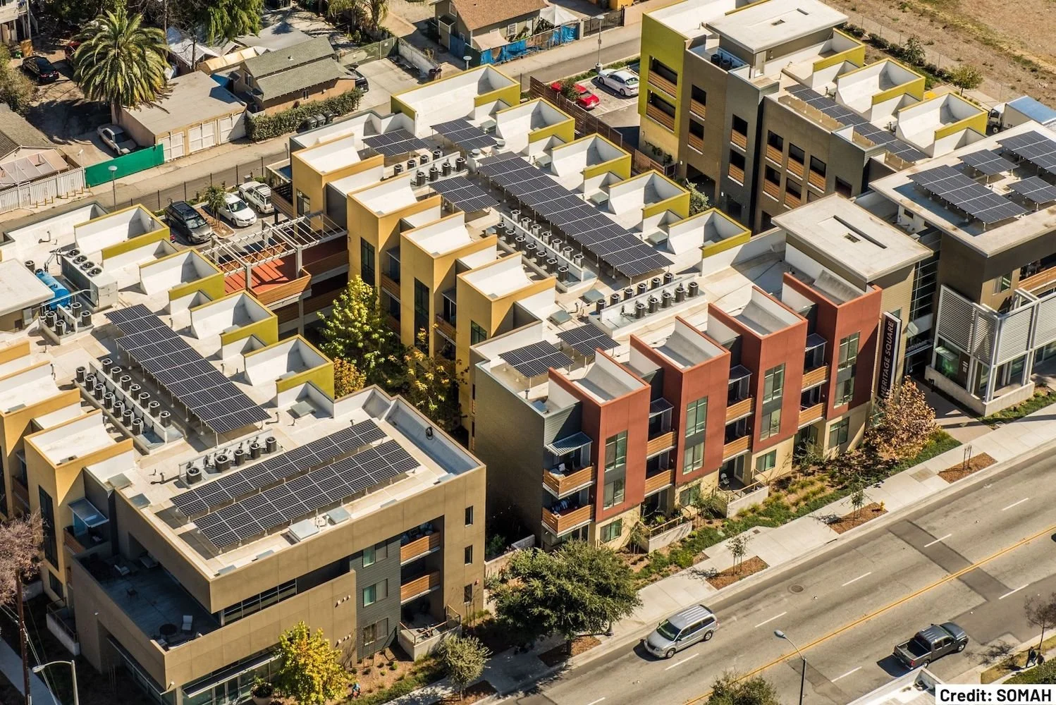Clean Housing Complex Sprinting Toward 100% Clean Energy — Community Environmental Council