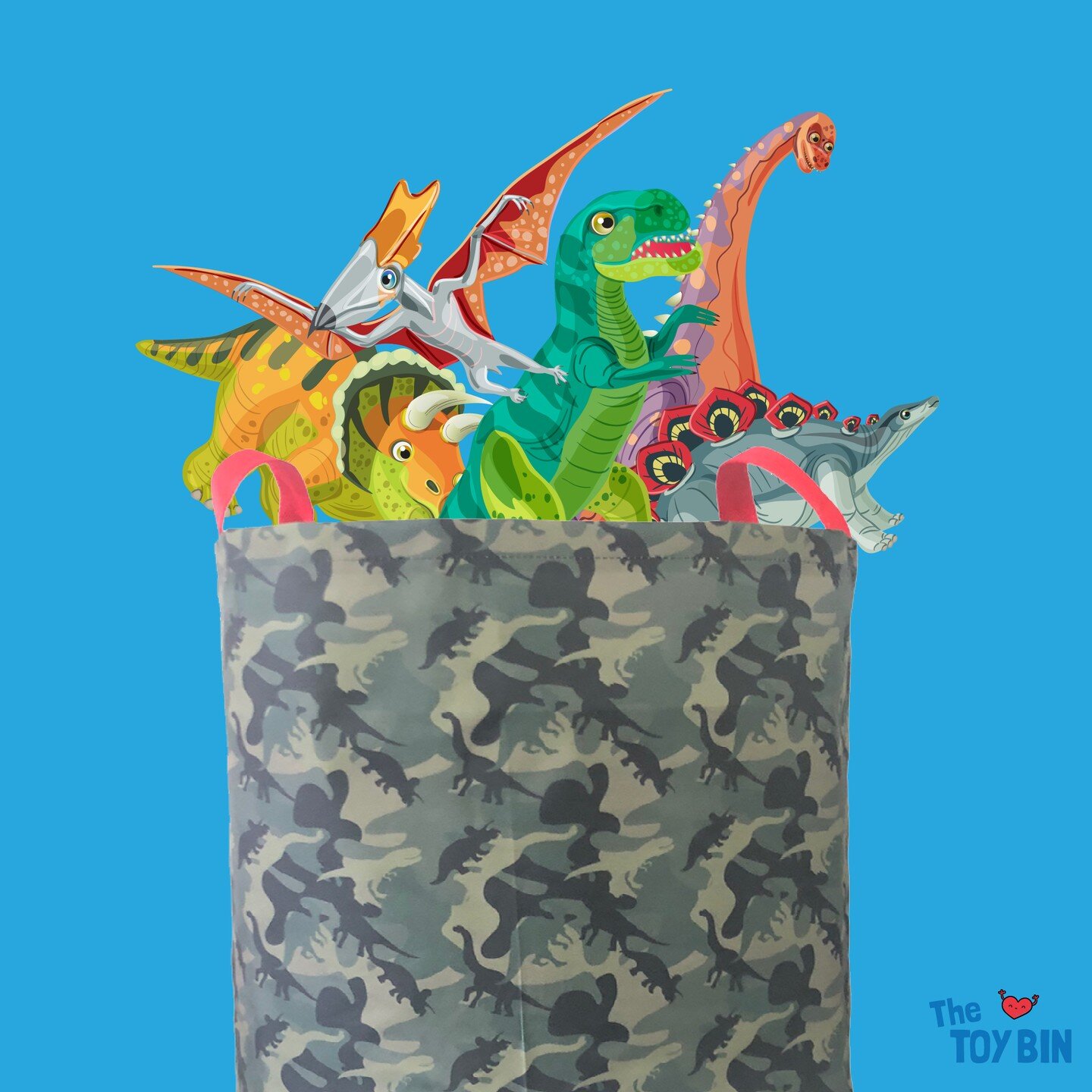 🦖✨ Calling all little explorers and dino enthusiasts! 🚀🦕
Say goodbye to clutter and hello to organized fun! Our roomy TOY BIN is the perfect solution for every parent's quest to keep the play area tidy. 🏡Let your little ones pack away their favor