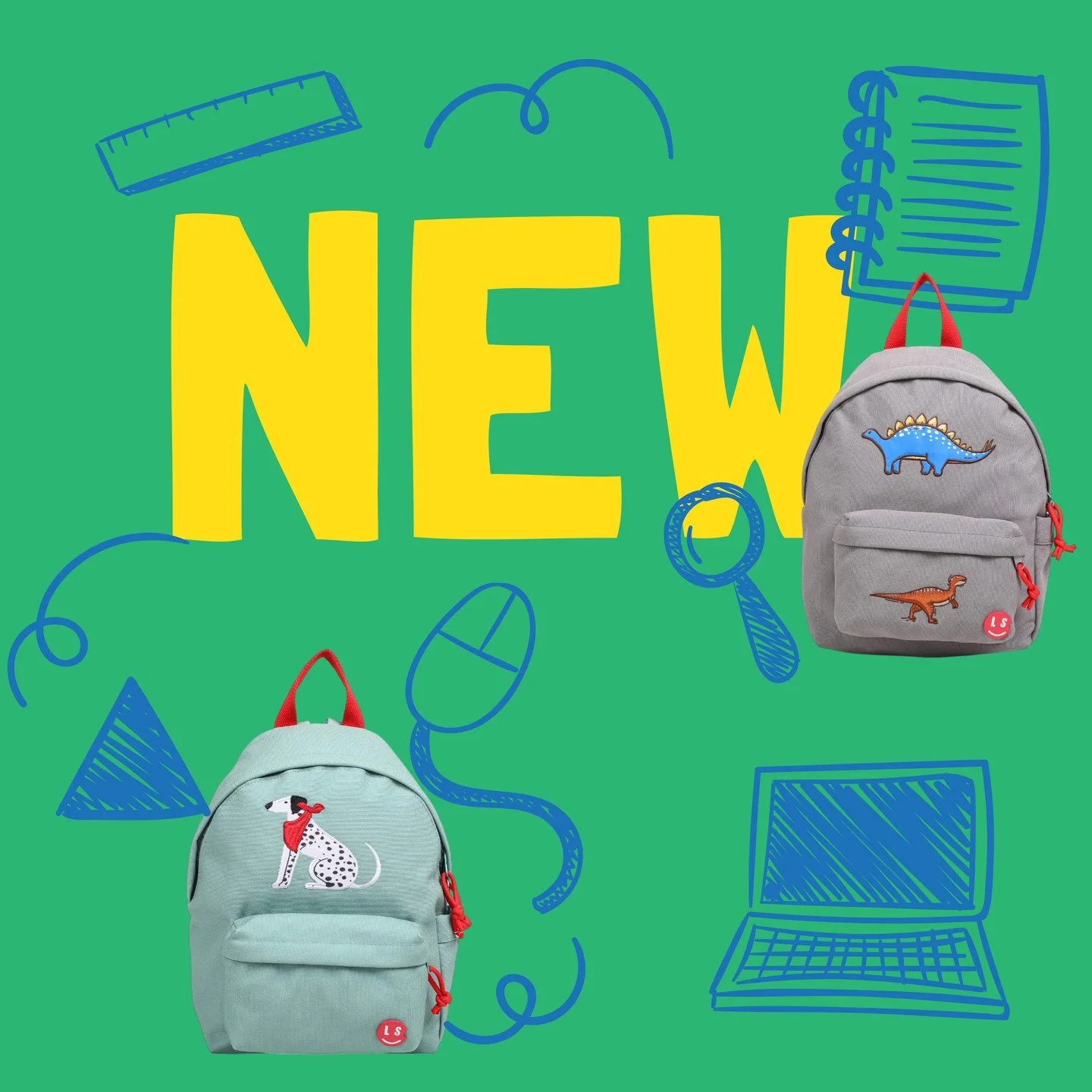 Happy New School Year! Enjoy every moment! #iamthetoybin #backpacks #toddler #newschoolyear
