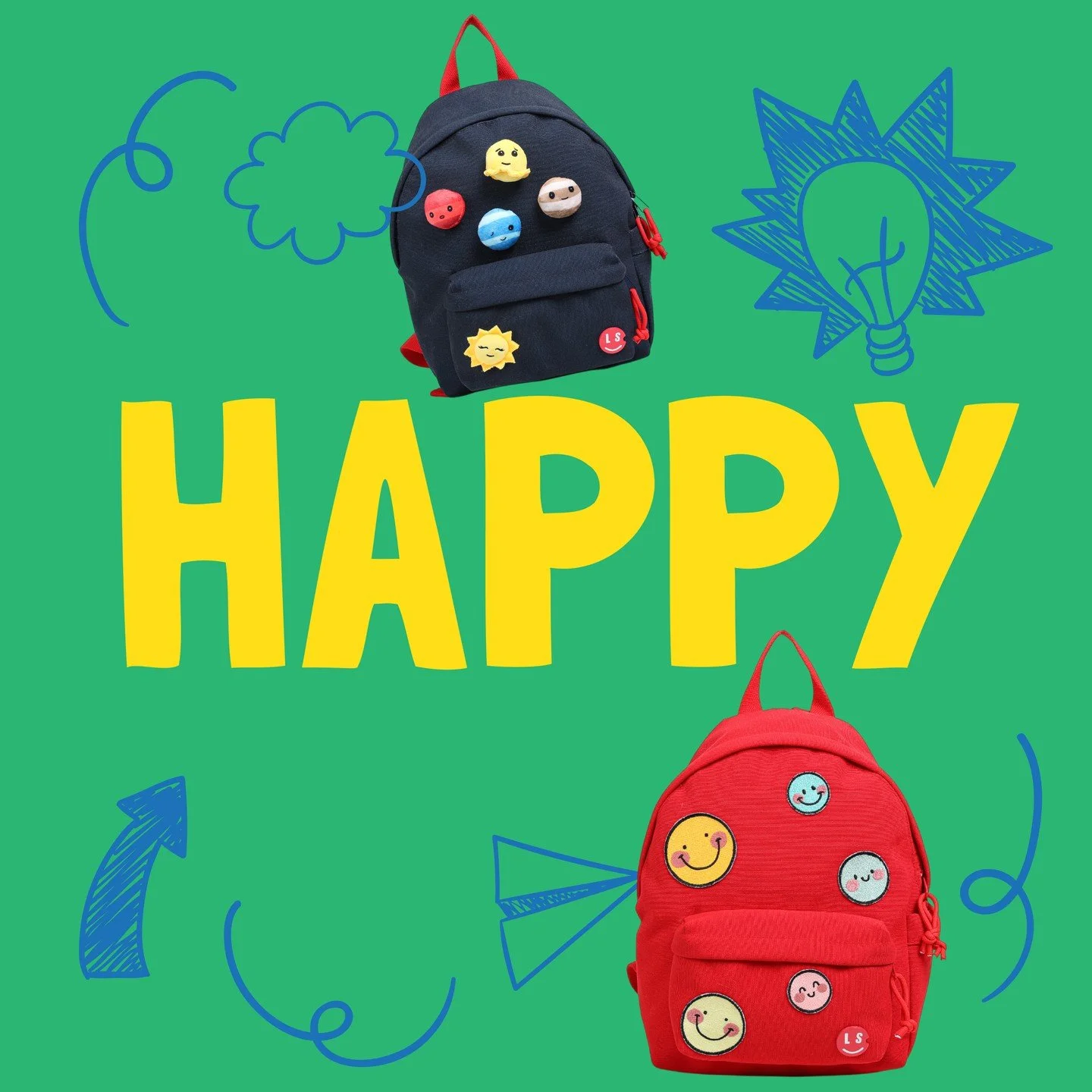Happy New School Year! Enjoy every moment! #iamthetoybin #backpacks #toddler #newschoolyear