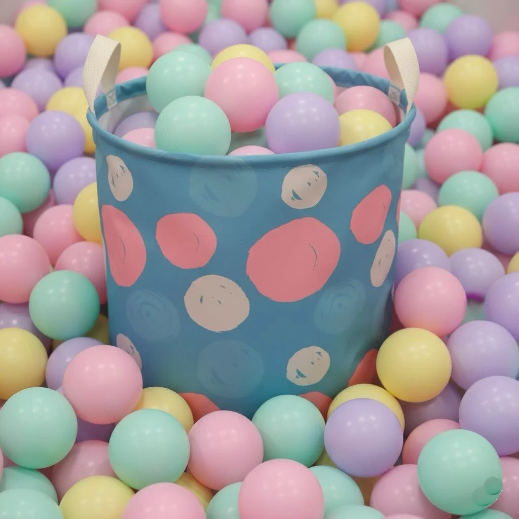 This is THE TOY BIN: Fill it with balls, dolls, cars, you name it🧸🚂🪀 #iamthetoybin #carryingJOY