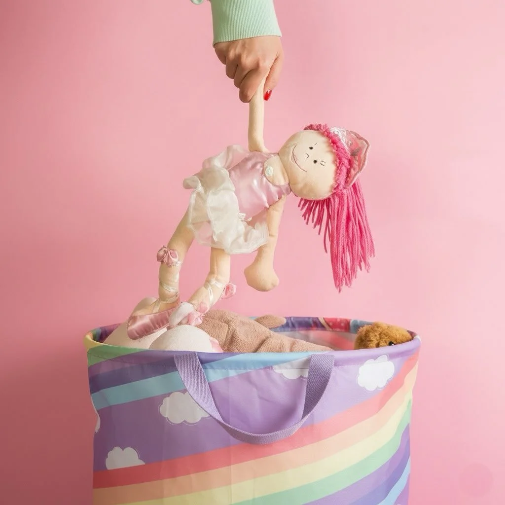 Place all the toys here. Organize the chaos. The TOY BIN is here to help. #iamthetoybin #carryingJOY