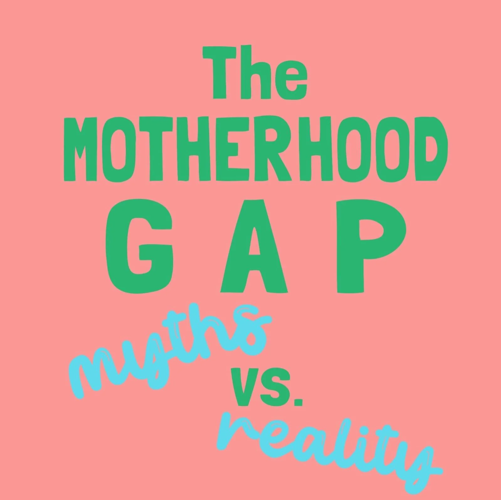The motherhood gap is bigger than we think.Find out the myth vs the reality #iamthetoybin #carryingJOY