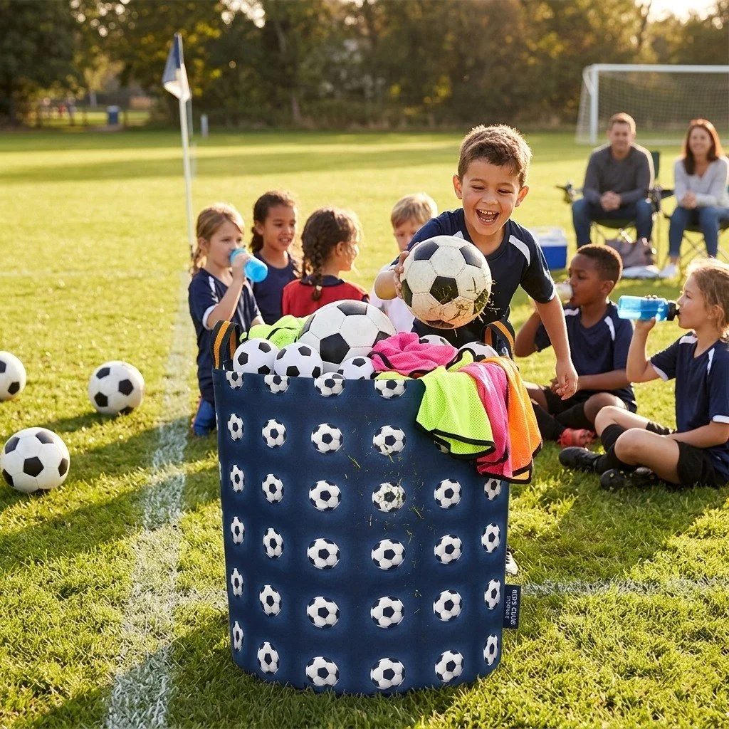 Play. Be Happy. Repeat. 
All the footballs in one place 
#iamthetoybin #CarryingJoy