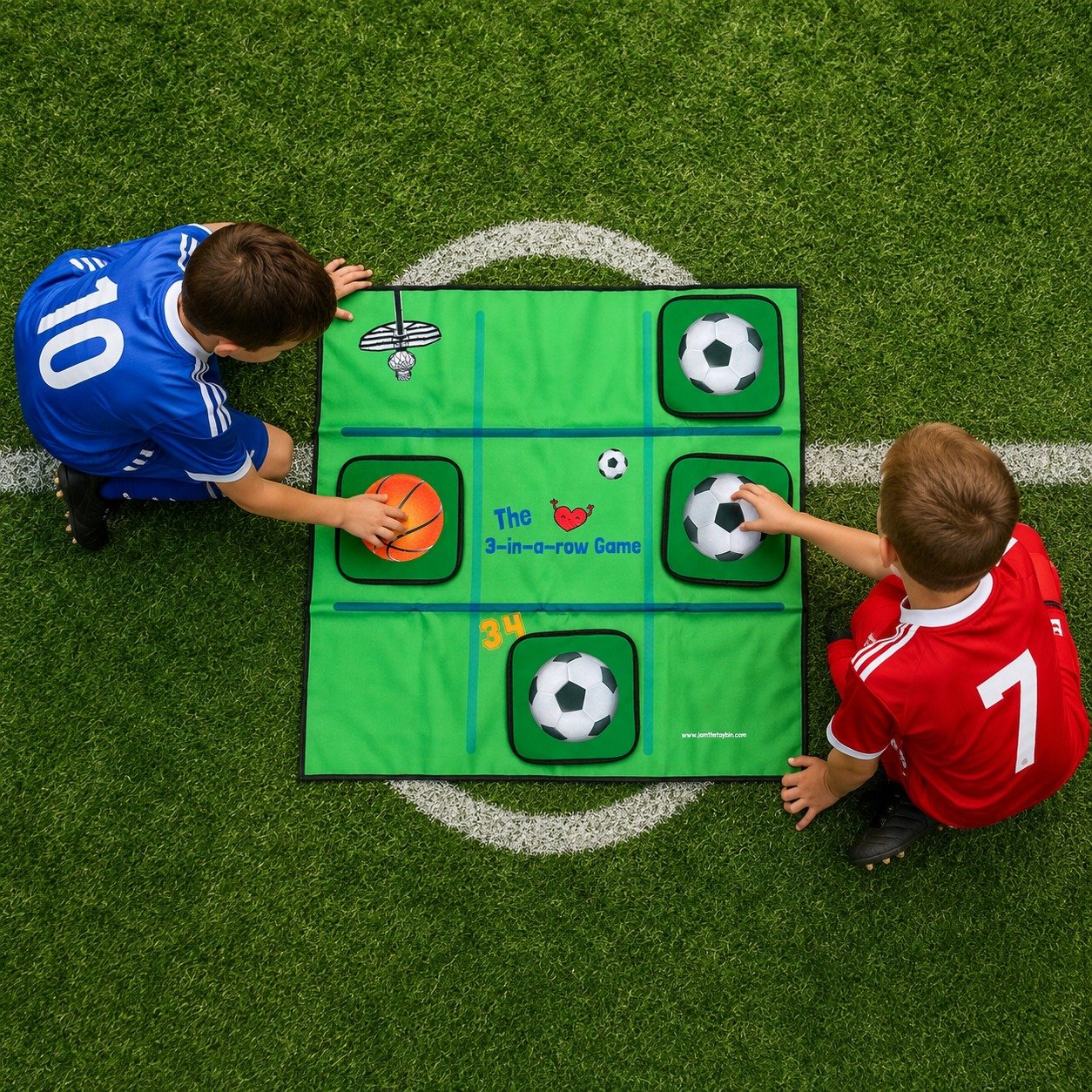Football and basketball lovers? ⚽🏀
The famous Triliza game with balls - make a 3 in a row with the same ball and win the game! #iamthetoybin #carryingJOY