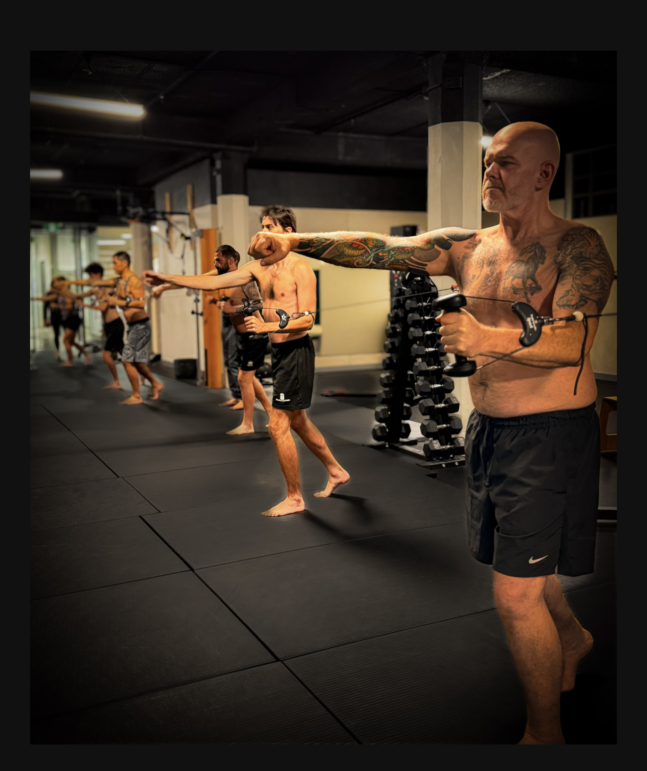 functional patterns posture and rotation corrective exercise in a gym