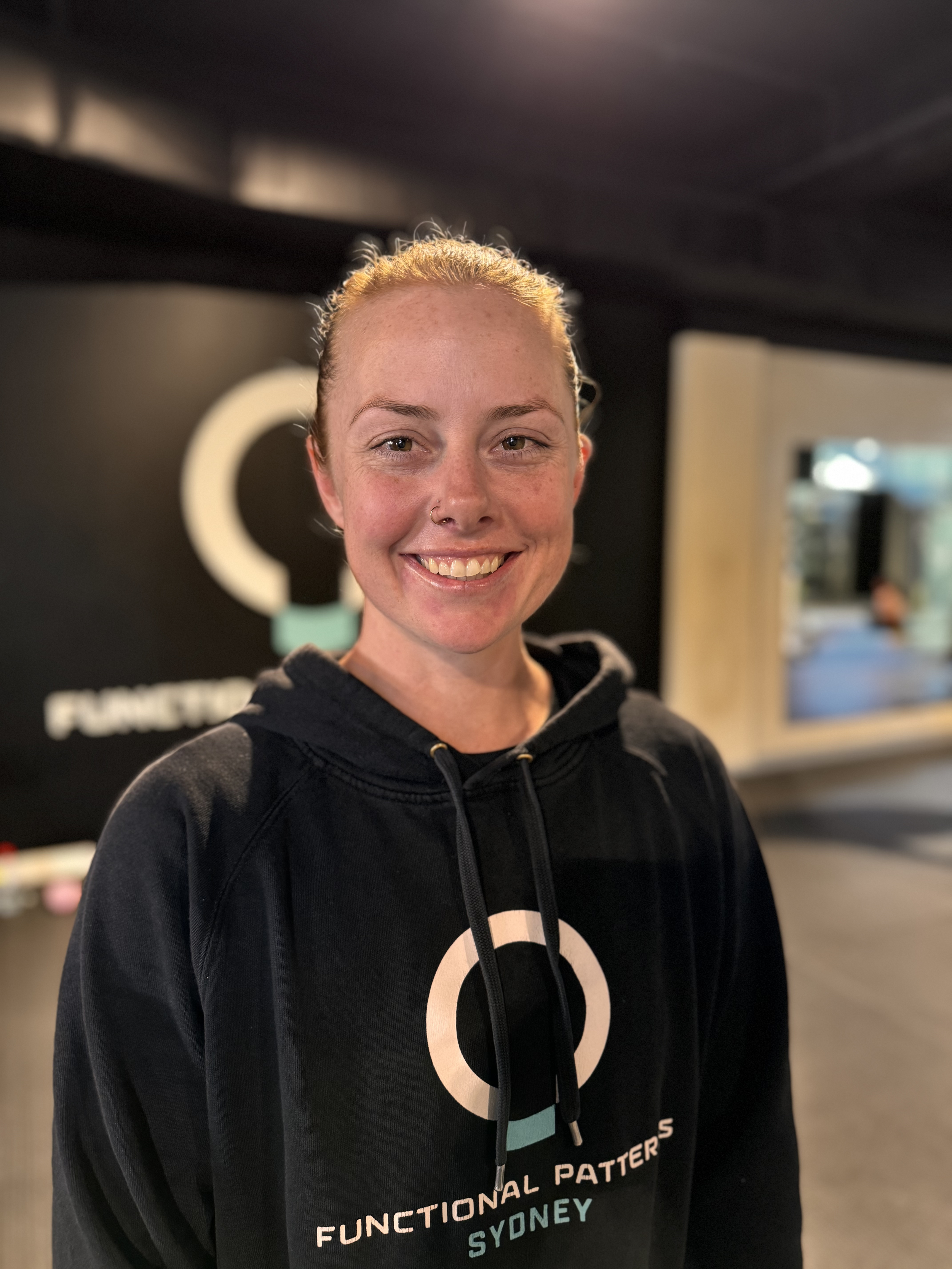Nina Tezlaff,  certified Functional Patterns HBS practitioner focusing on helping Sydney clients with injury recovery, lower back pain and posture correction