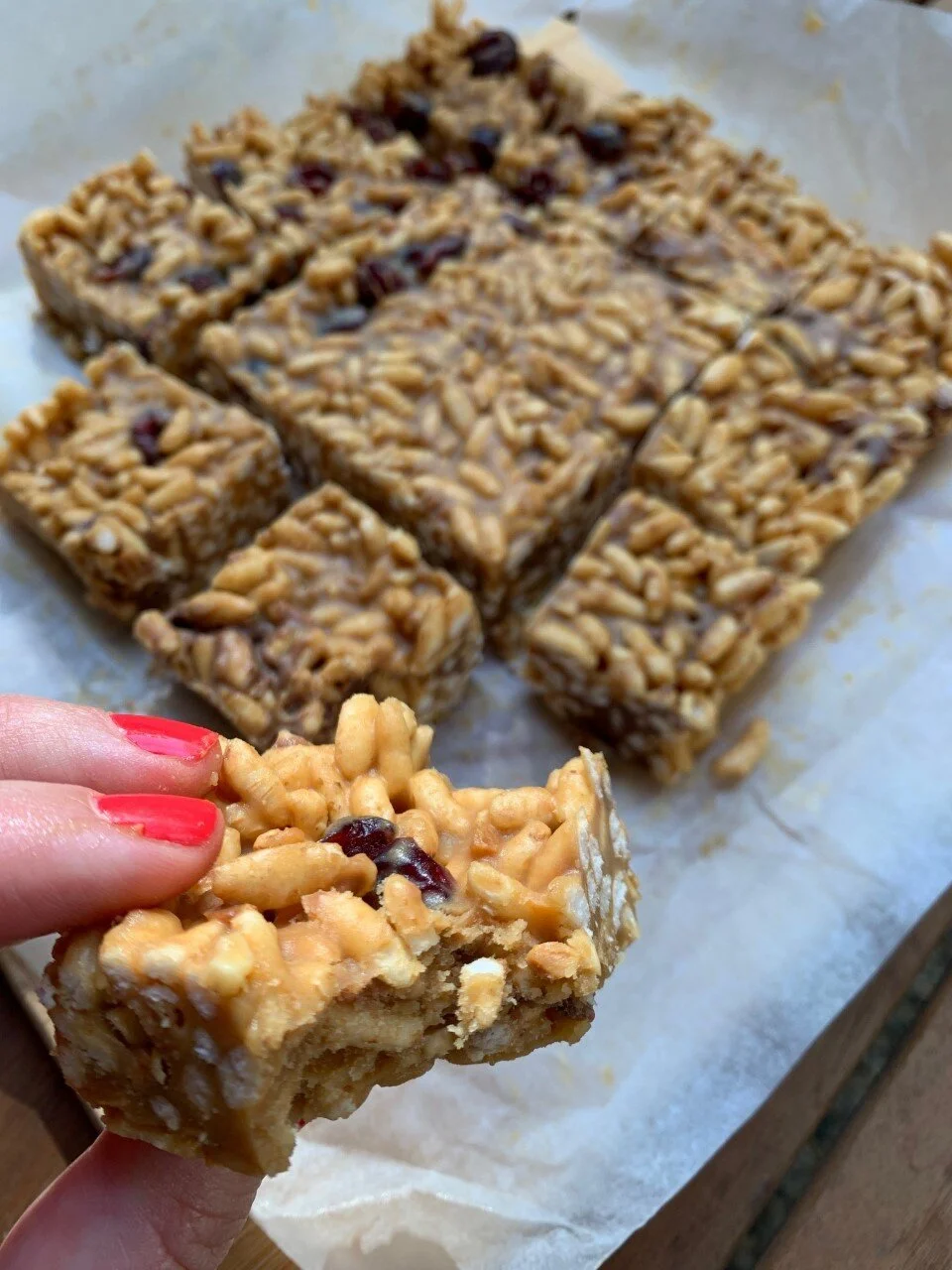 Peanut Butter + Honey Rice Treats