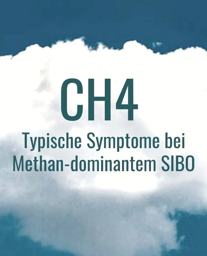 Die Symptome bei einem CH4, bzw. Methan-dominantem SIBO unterscheiden sich oft sehr von einem Wasserstoff-dominanten SIBO. ⁠
3 typische Symptome sind: ⁠
☁️Verstopfung. Methan verlangsamt den Transit der Nahrung durch den Darm und das wiederum f&uuml;