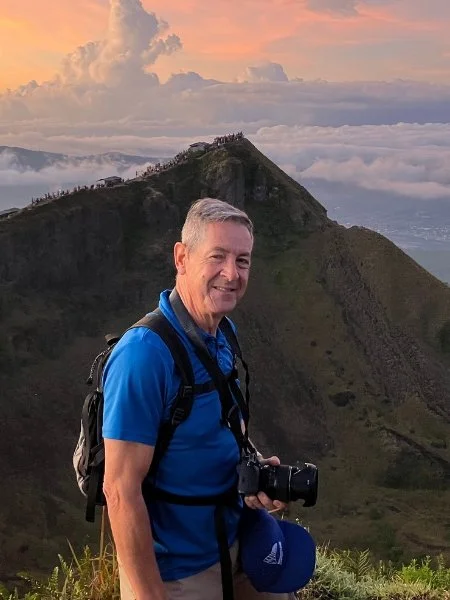 Steve Elting outdoors in a personal photograph