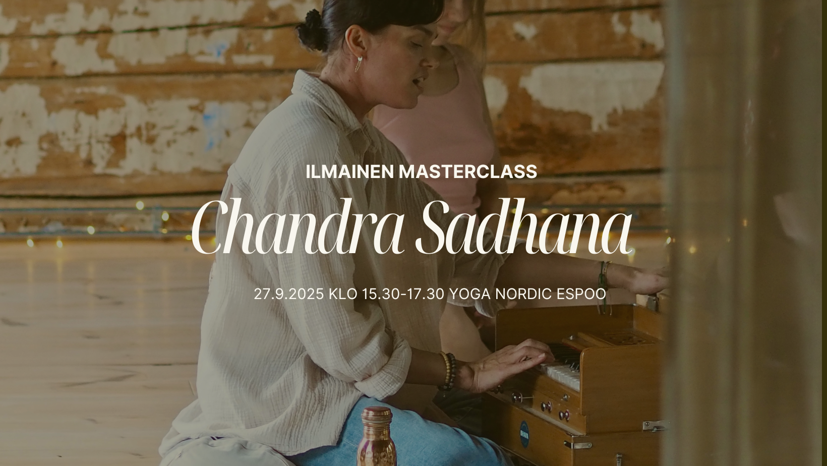 Ilmainen Masterclass: Chandra Sadhana | Yoga Nordic Espoo