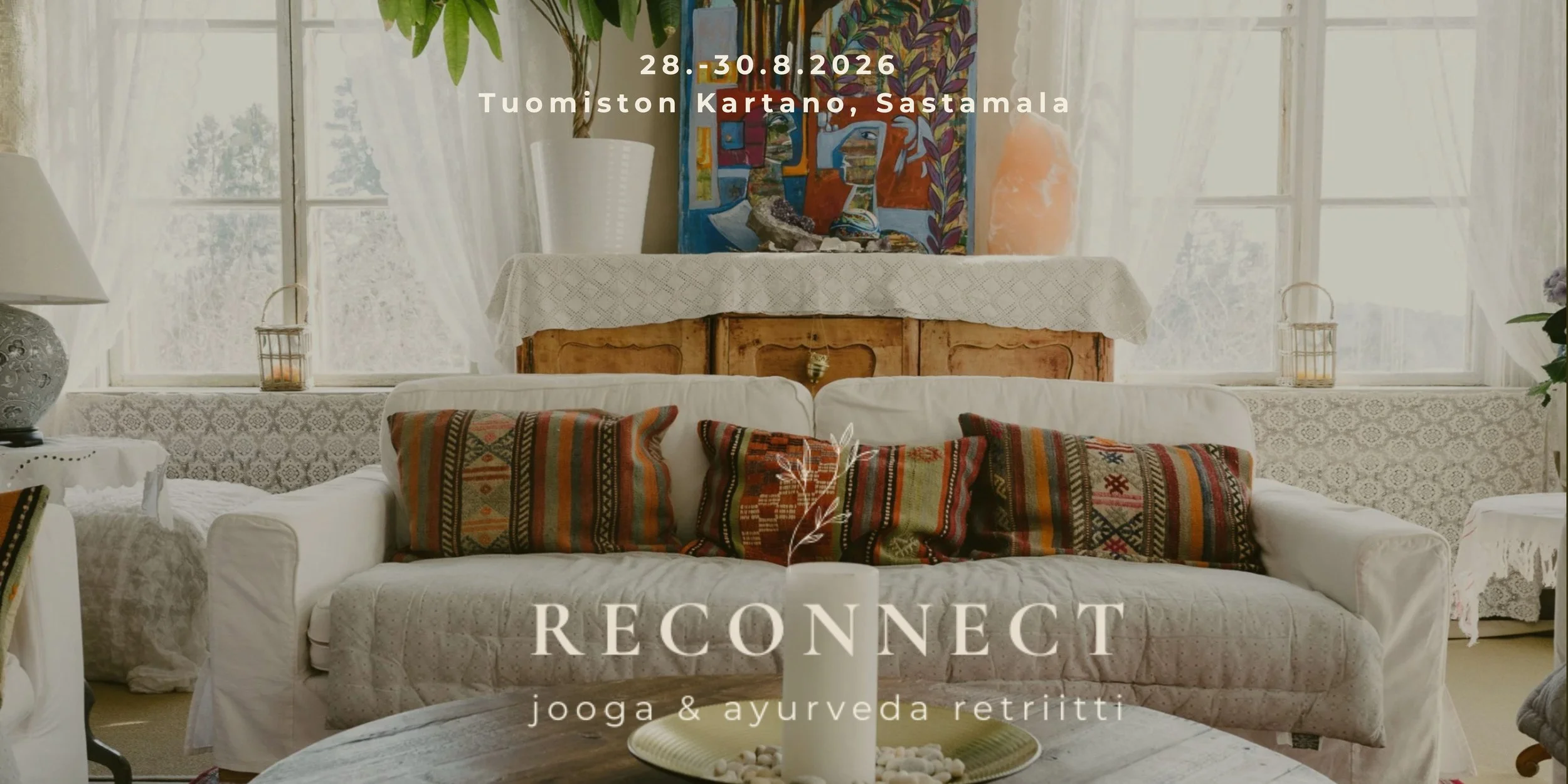 RECONNECT - Jooga &amp; Ayurveda Retriitti | Tuomiston Kartano 