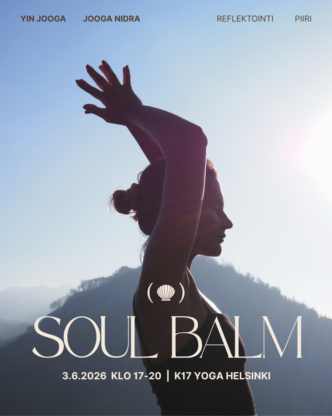 Yin &amp; Nidra Journey: SOUL BALM @K17 Yoga Helsinki