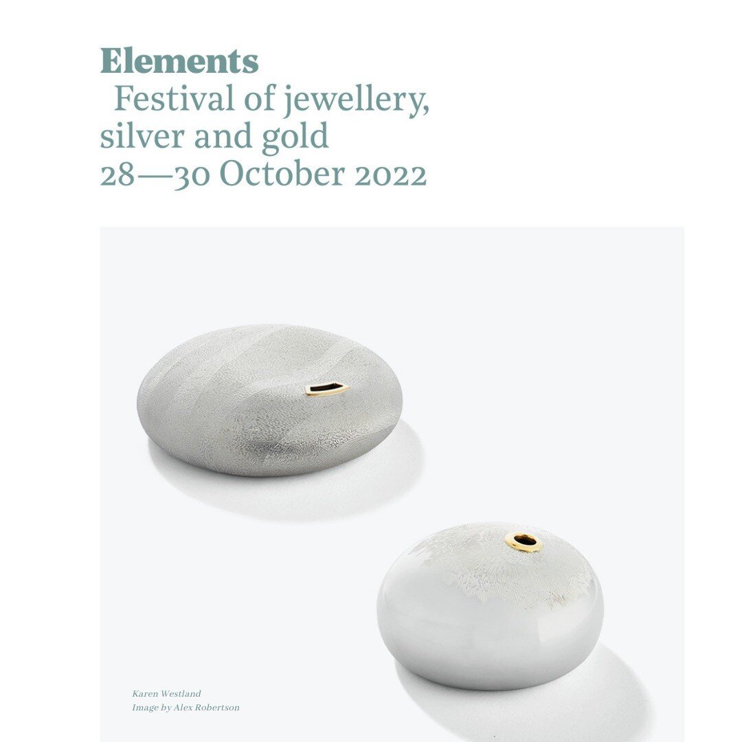 Tickets On Sale | Elements: Festival of Jewellery, Silver and Gold

Elements is open to the public 28-29 October, 11am-6pm &amp; 30 October, 11am-5pm

Tickets are valid for re-entry the full weekend of Elements.

Elements is a partnership project bet