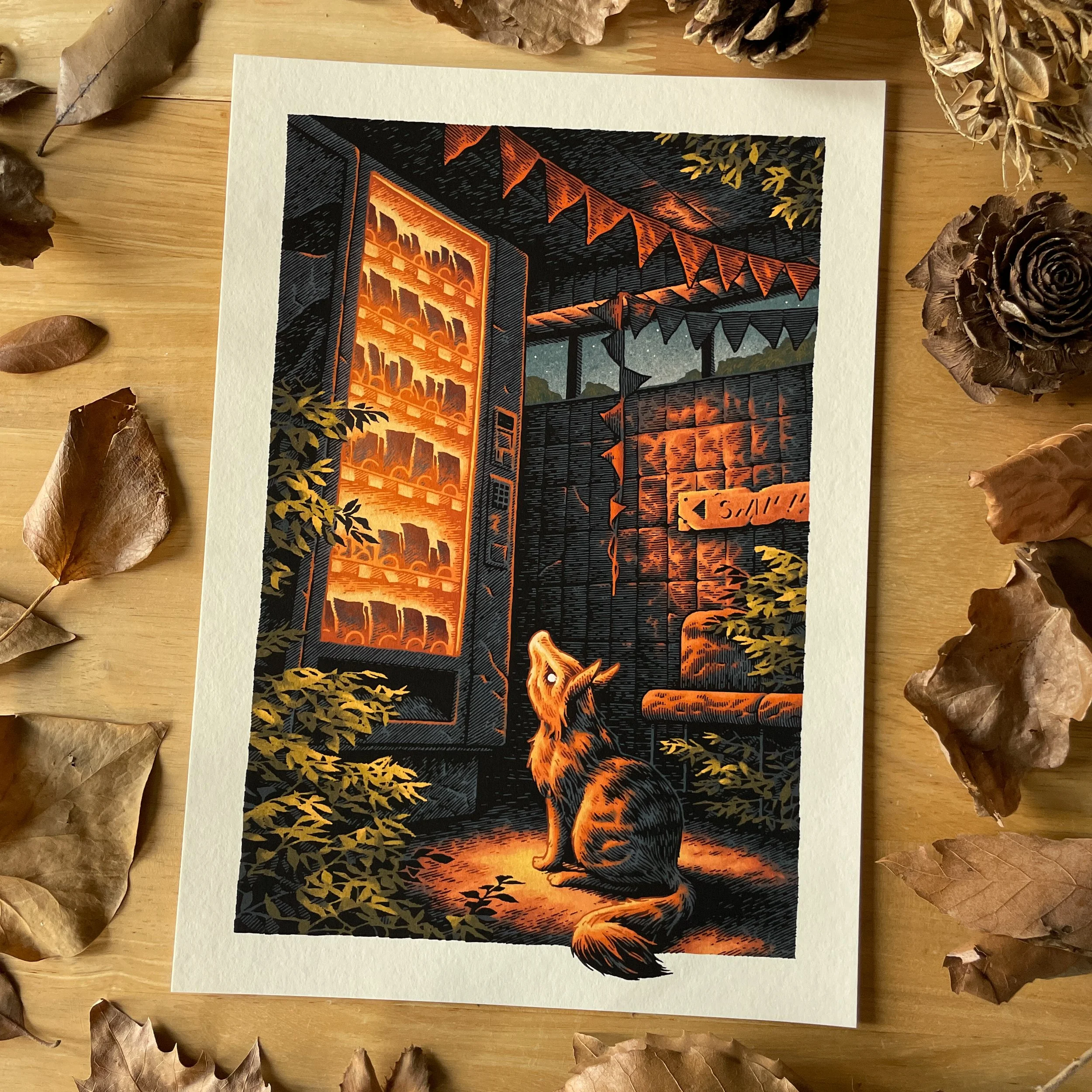 Window-Shopping (Ready Salted) | A4 print — Simon J. Curd