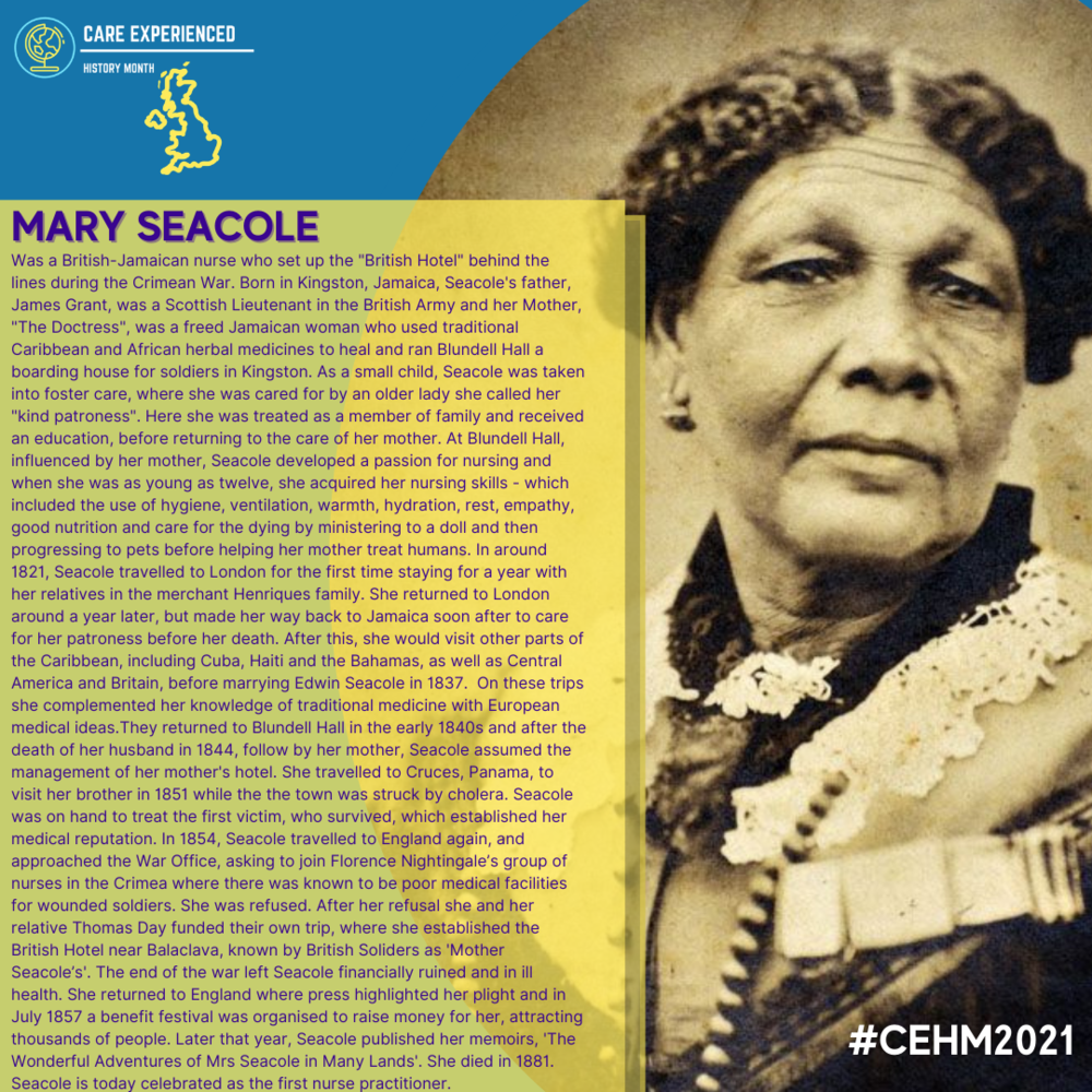 Mary Seacole — Care Experienced History Month