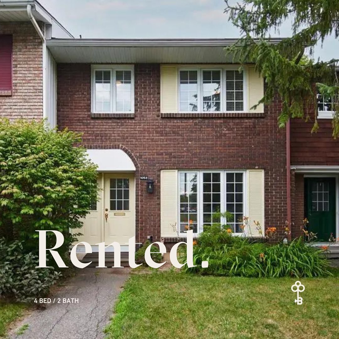 Woo hoo! My client found his dream rental in Carleton Heights. 

If you&rsquo;re looking to move into a rental, please reach out. It costs you $0 to work with me (and I&rsquo;m not just saying that, it really doesn&rsquo;t cost you anything)! 

(613)
