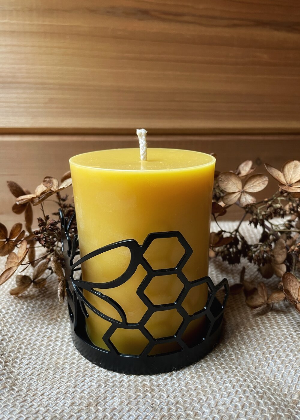 Honey Bee and Honey Comb Candle Holder — Brooklyn's Bees
