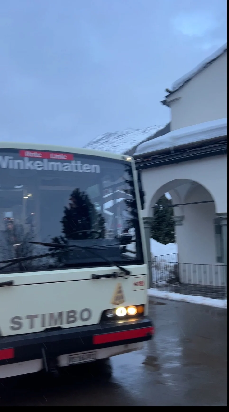 Bus to the village centre