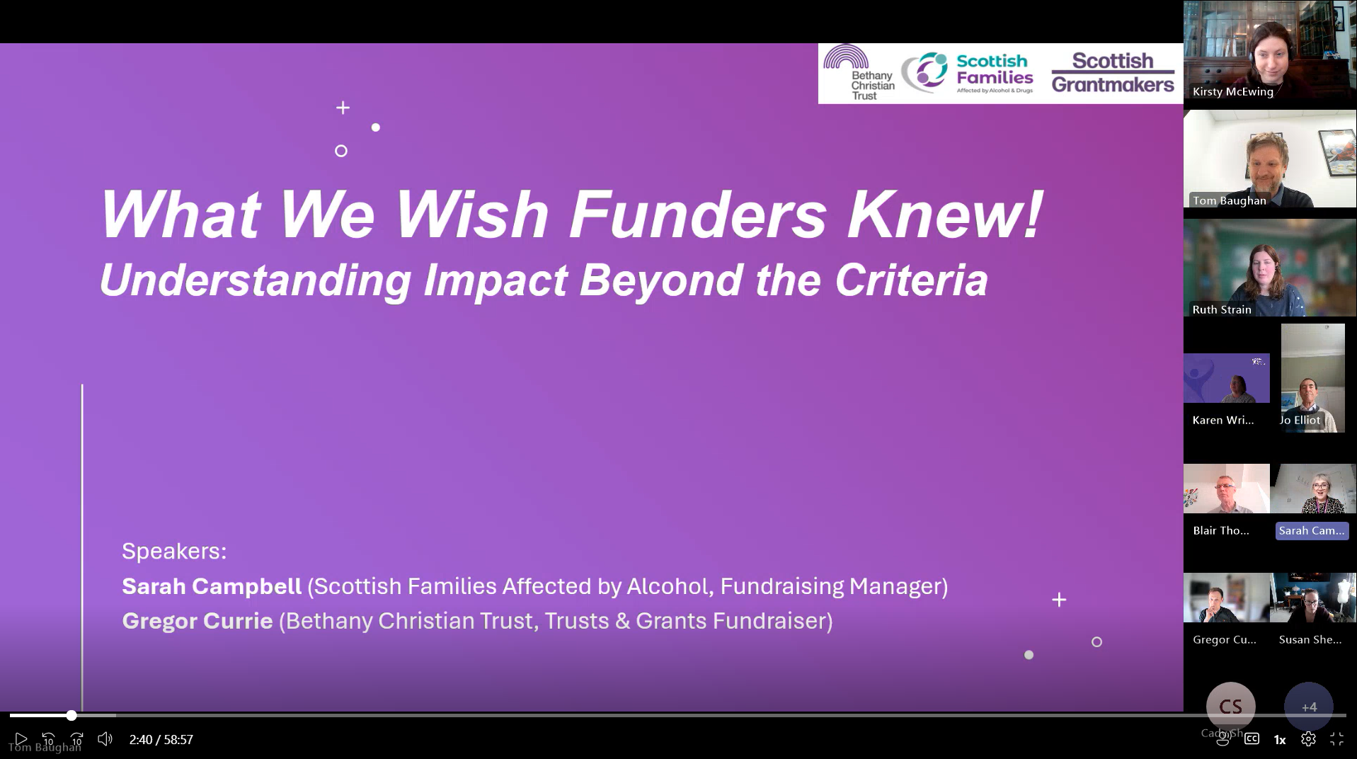 Spring Fundraising Mini Series S.1 'What We Wish Funders Knew: Understanding Impact Beyond the Criteria'