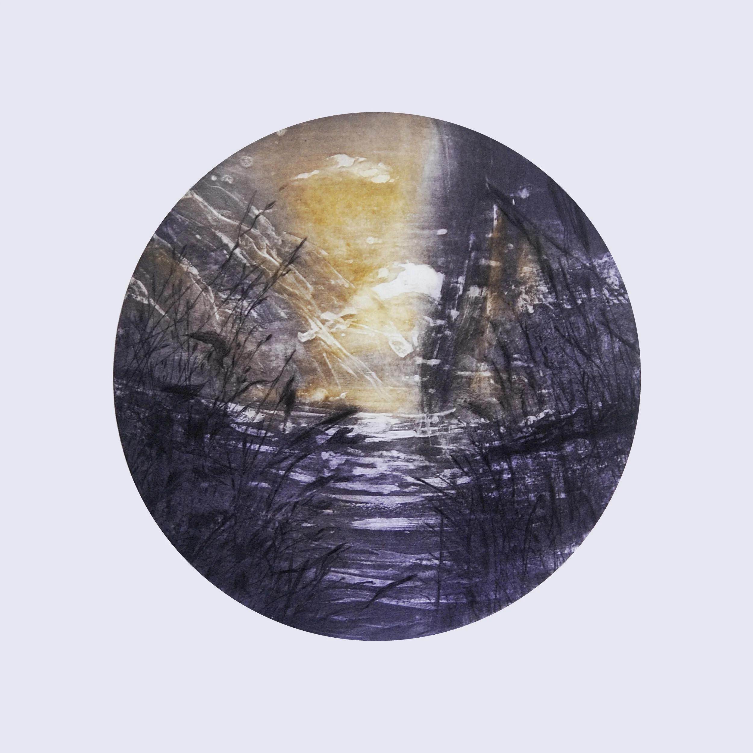 010-Square_Water_River_Dart_Estuary_2016_No1_image29cm_diameter_frame53x43cm_Aquatint_proof.jpg