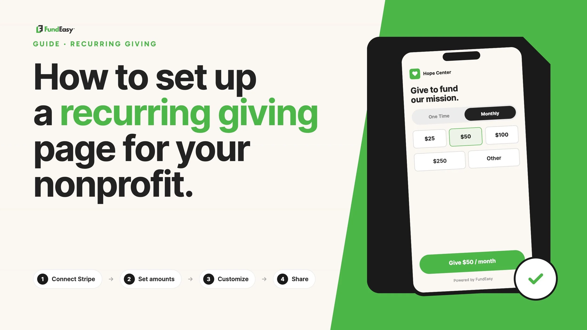 How to Set Up a Recurring Giving Page for Your Nonprofit