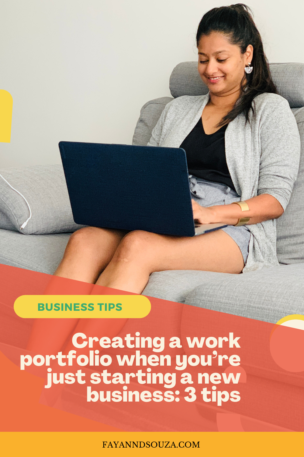 Creating a work portfolio when you’re just starting a new creative business: 3 tips