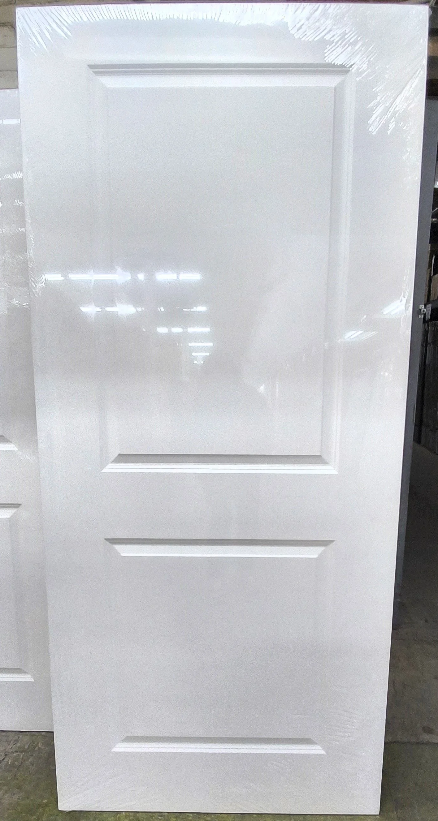 White 2-Panel Hollow Core Door