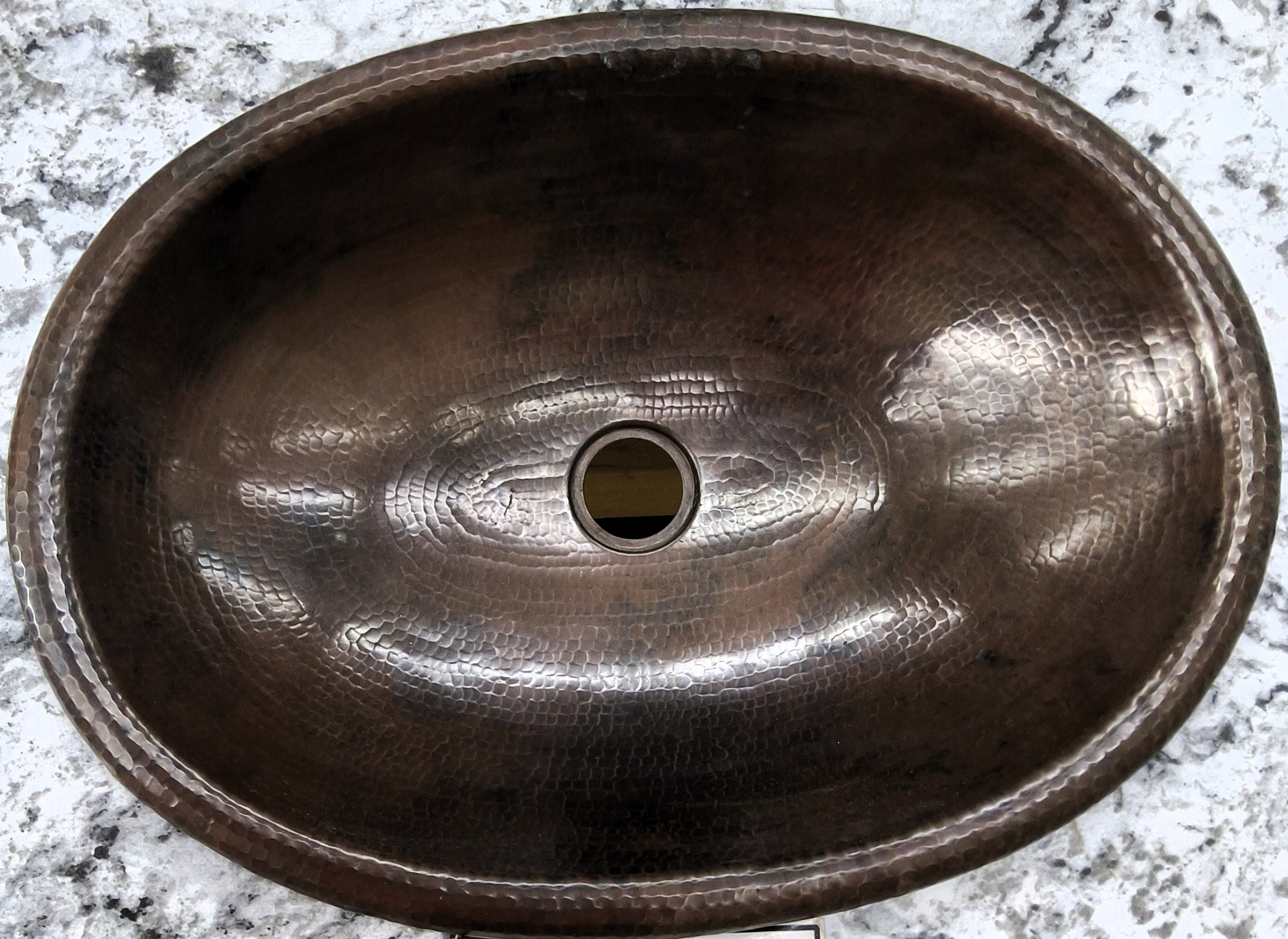 Copper Smooth Shell Drop-in Sink