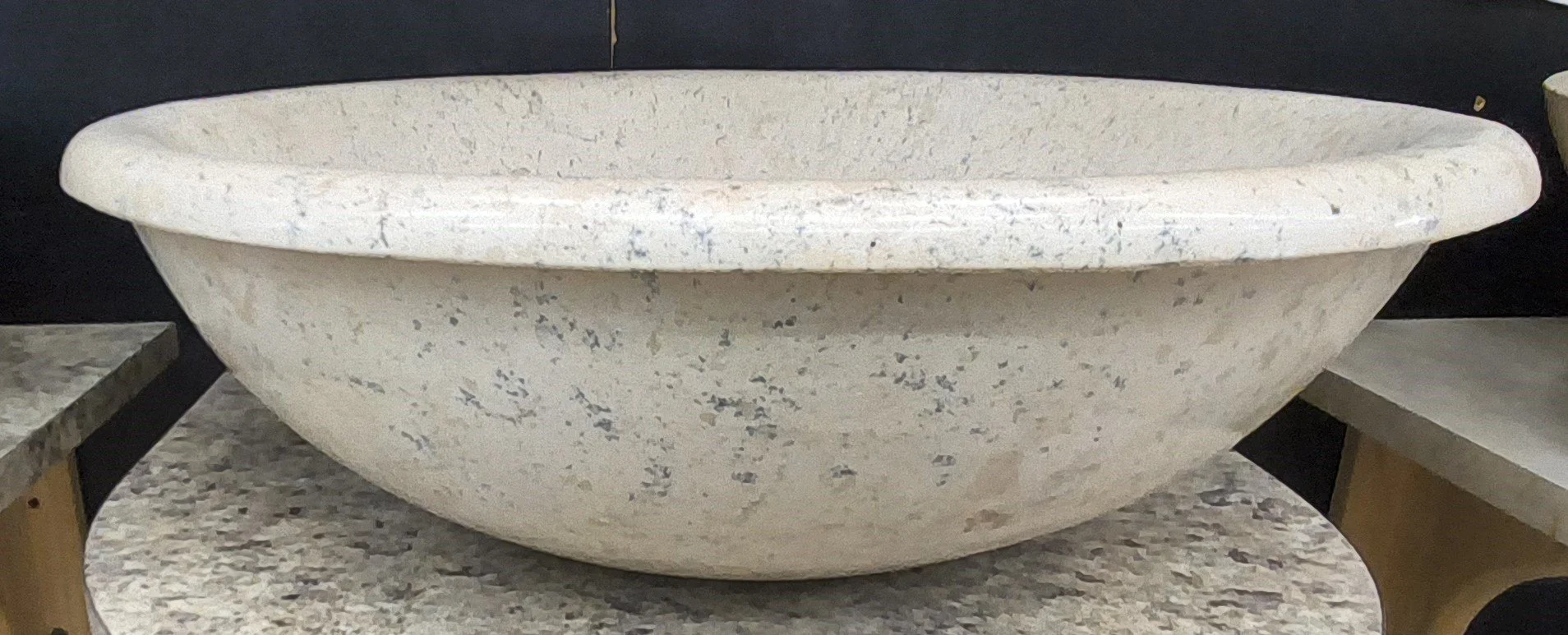 Sunshine Travertine Stone Vessel Sink