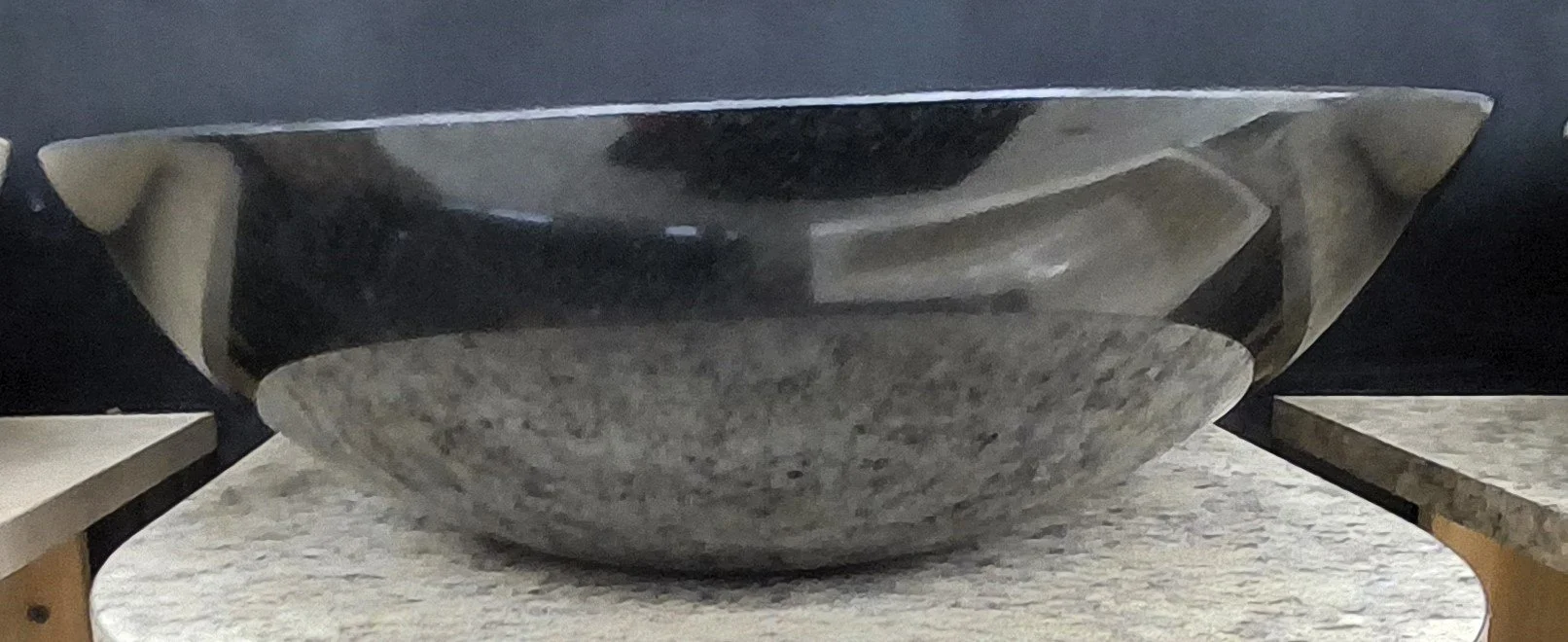 Absolute Black Stone Vessel Sink
