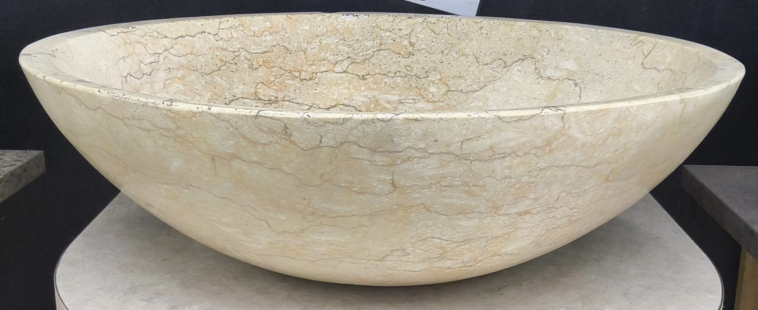 Sunny Gold Stone Vessel Sink  