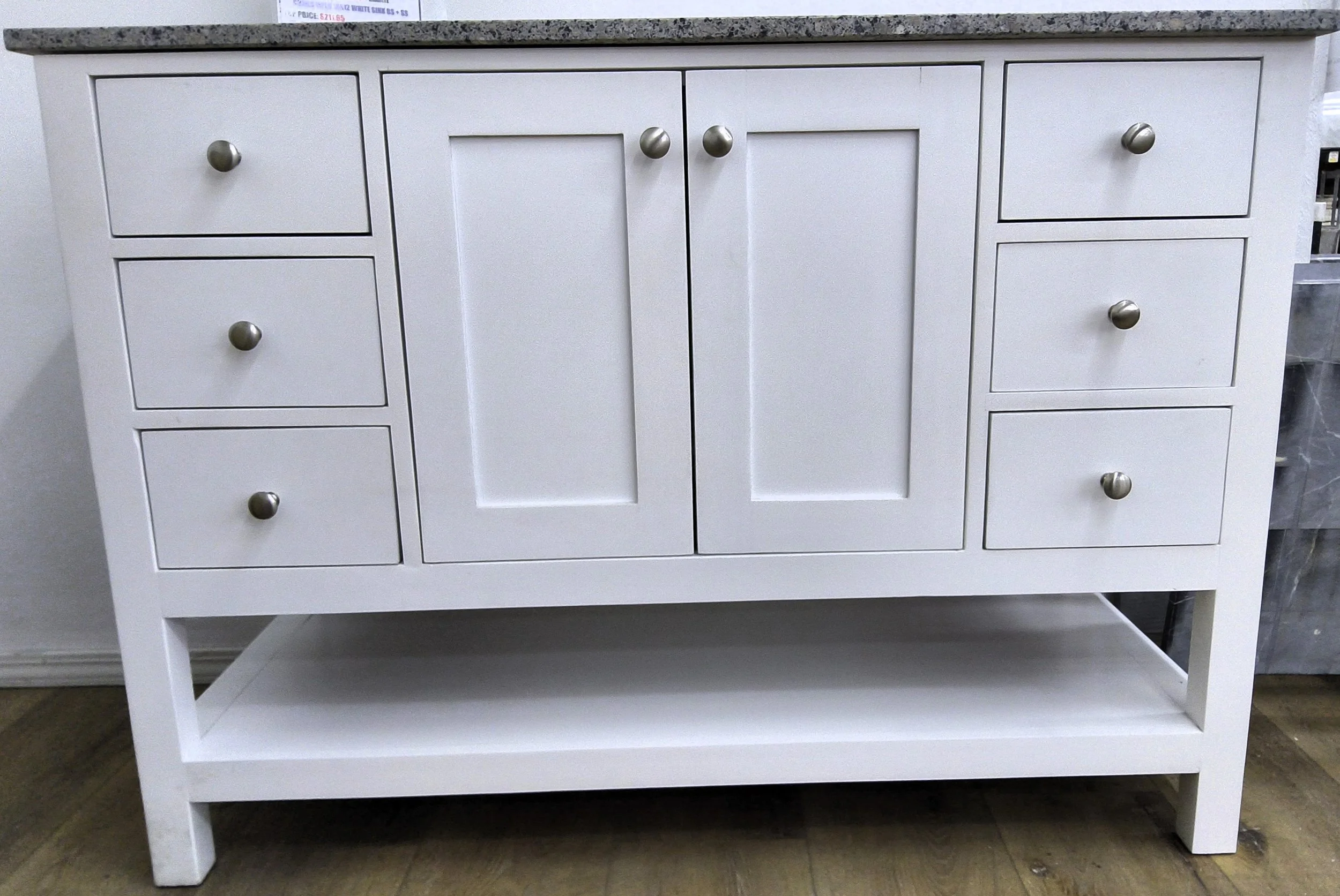 White Shaker VBE 48x21 Furniture Vanity
