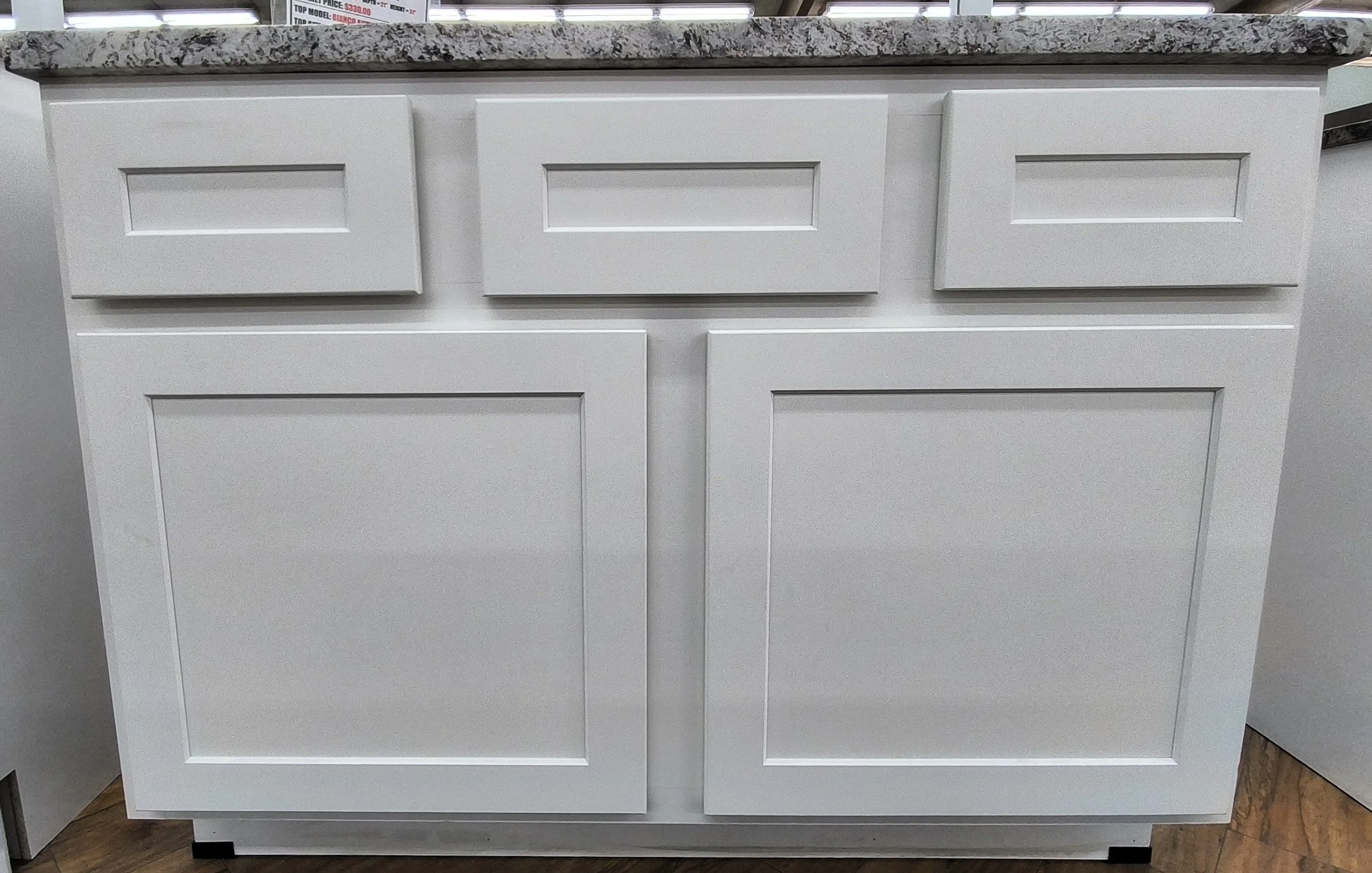 G-Town White VBT Finished Vanity Short