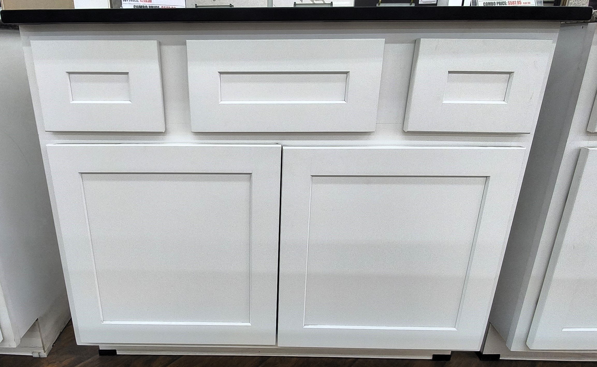 Thinner G-Town White VBT Finished Vanity Short