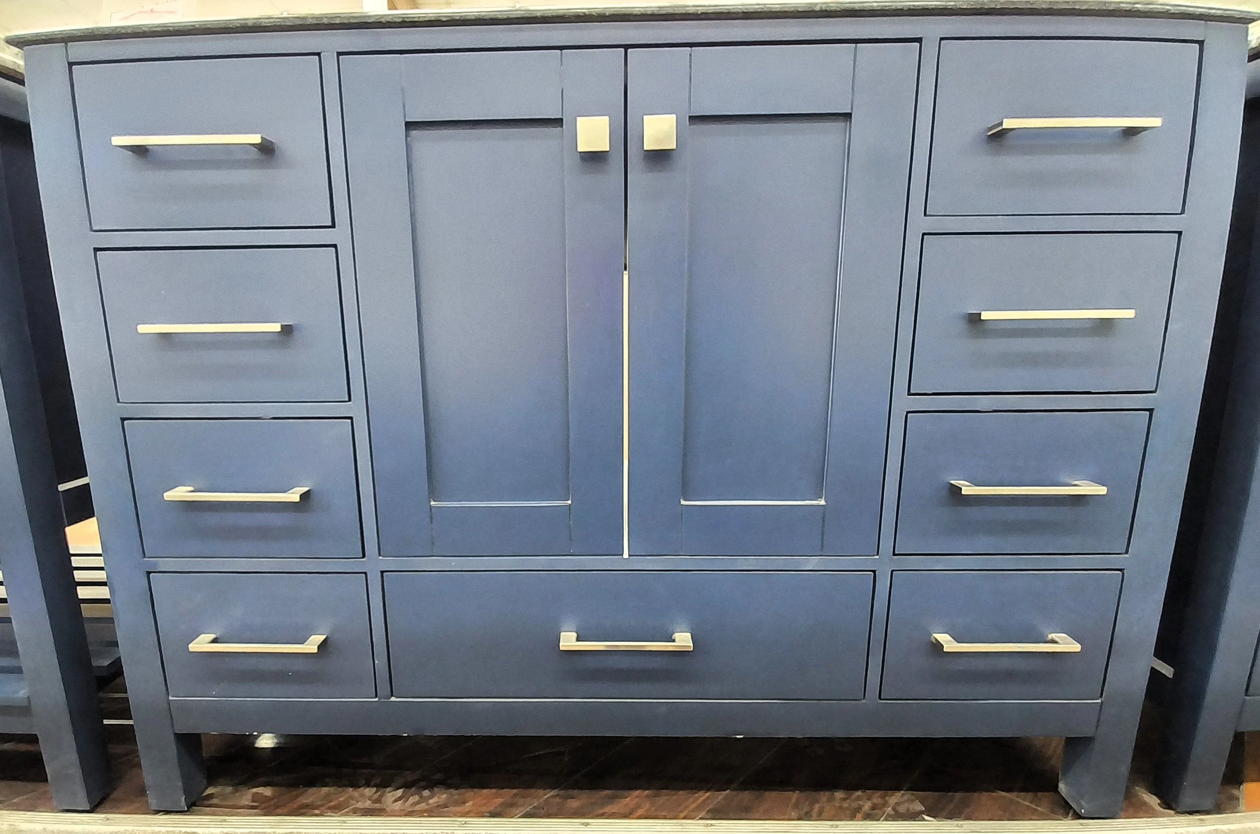 Frida Navy Blue Furniture VBE Furniture Vanity