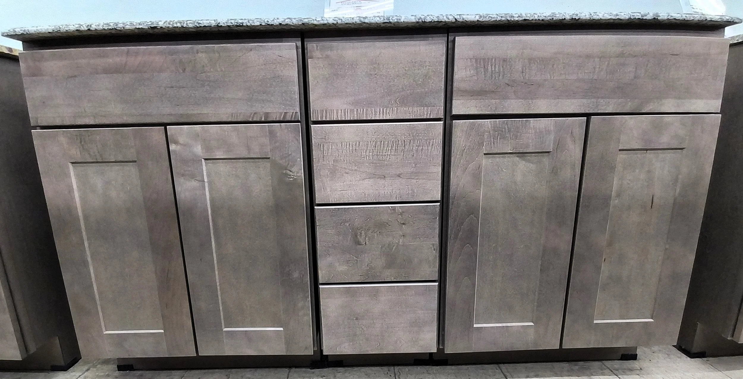 Jamestown Sandstone VSB-VDB-VSB Tall Finished Vanity