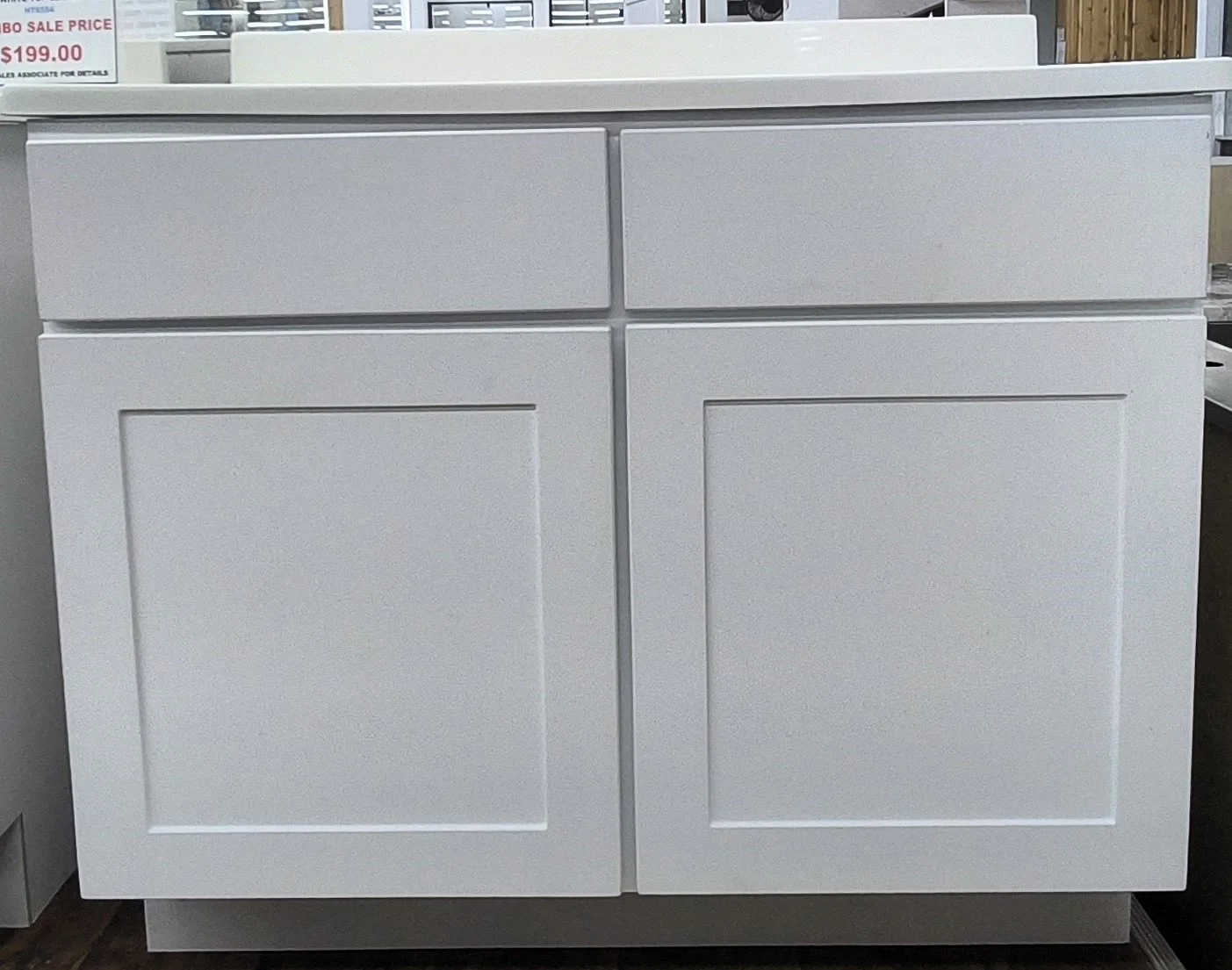 Saco White HT6645 VSB Combo Vanity